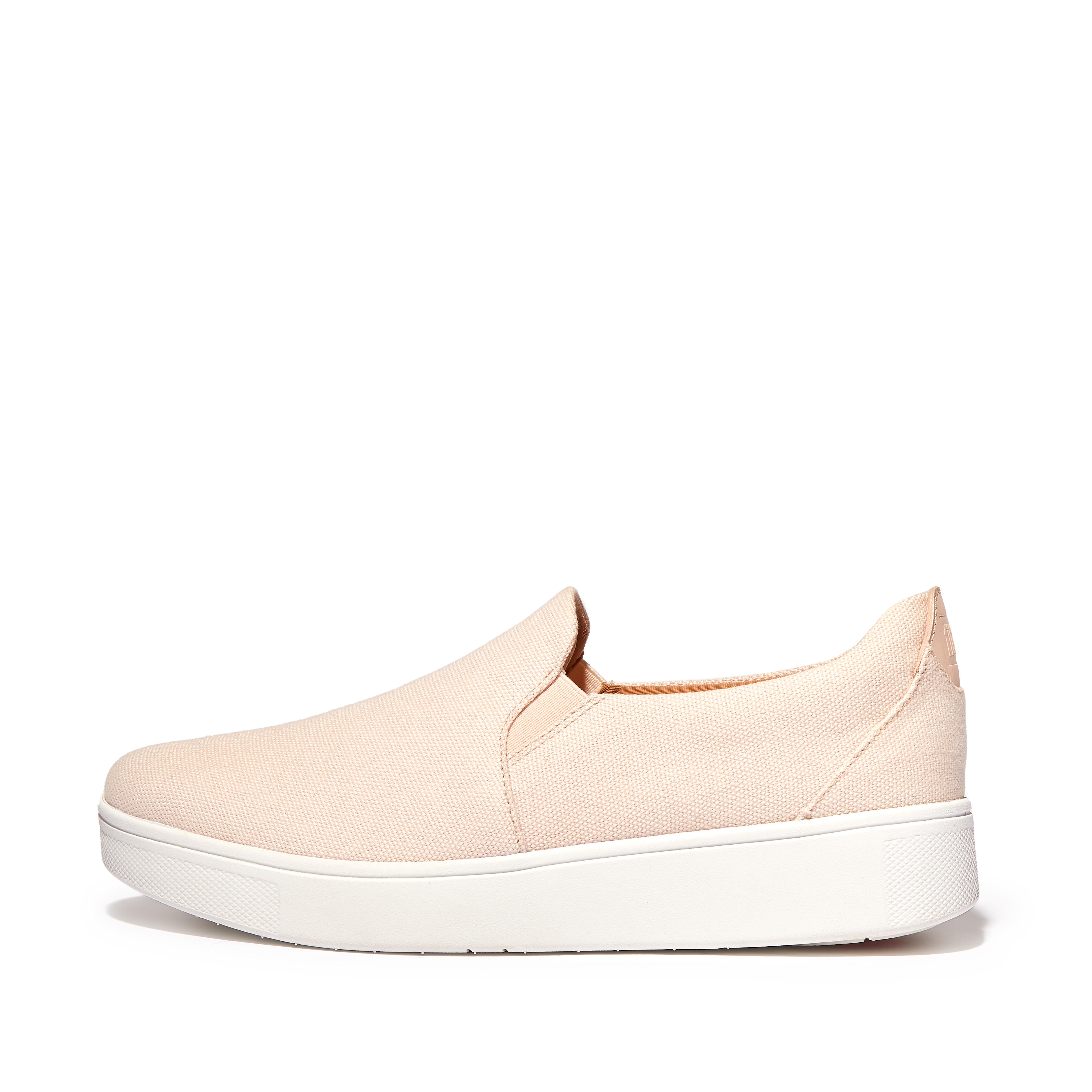 Women's Rally Canvas Slip-On Skate Sneakers | FitFlop US