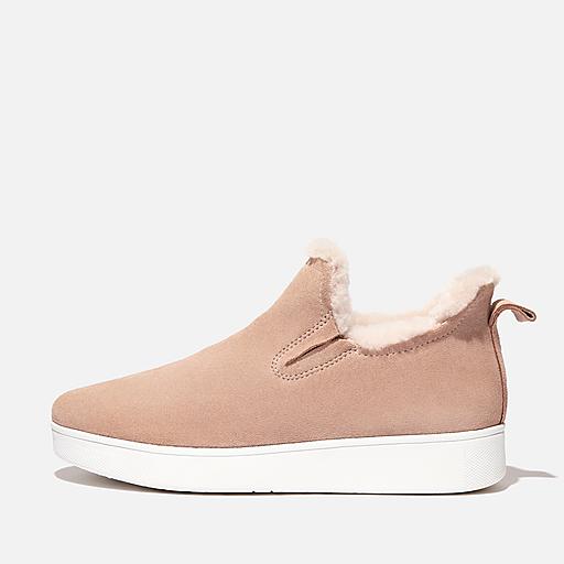 Suede high slip shops on sneakers