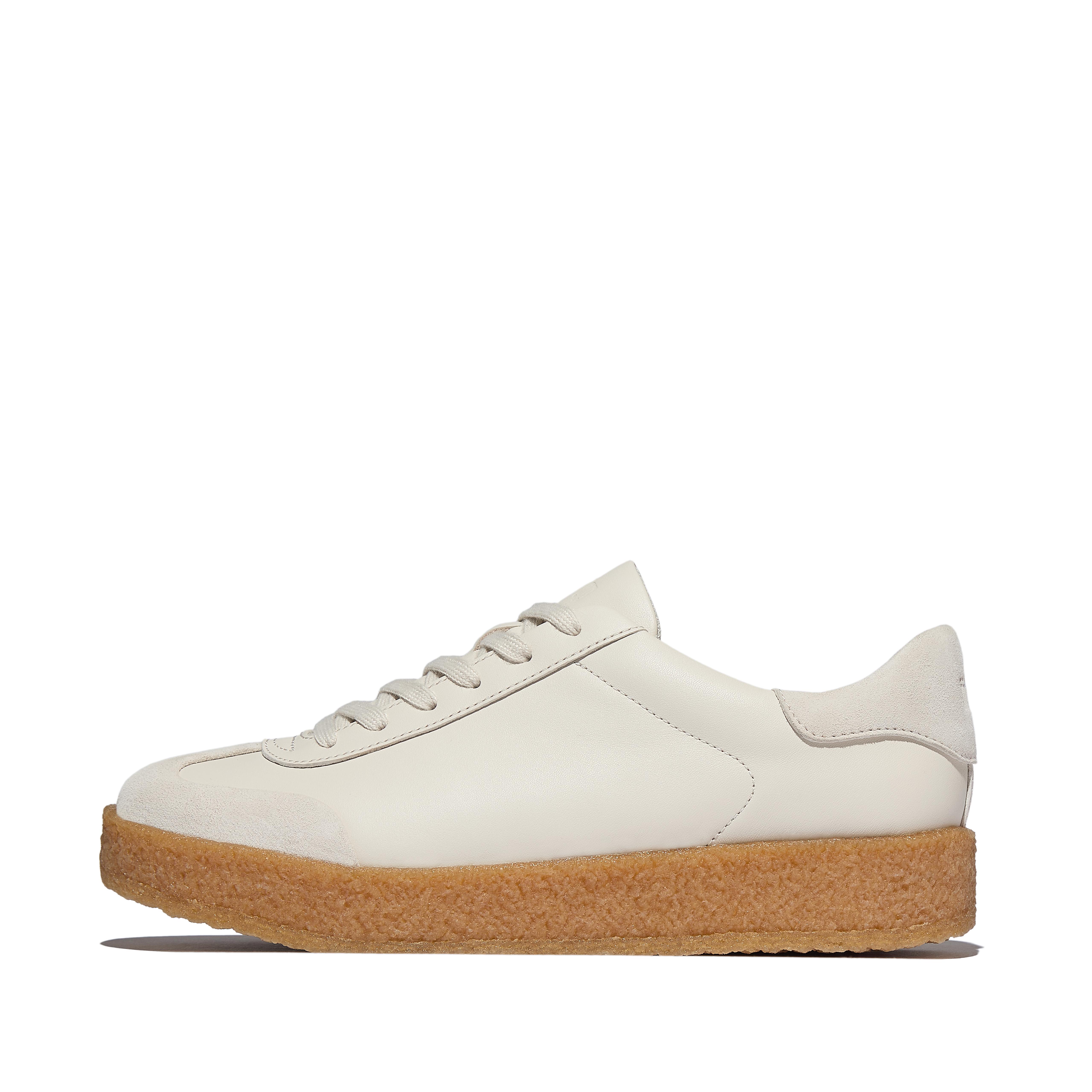 Women RALLY T-Toe Leather/Suede Crepe Trainers Suede/Leather
