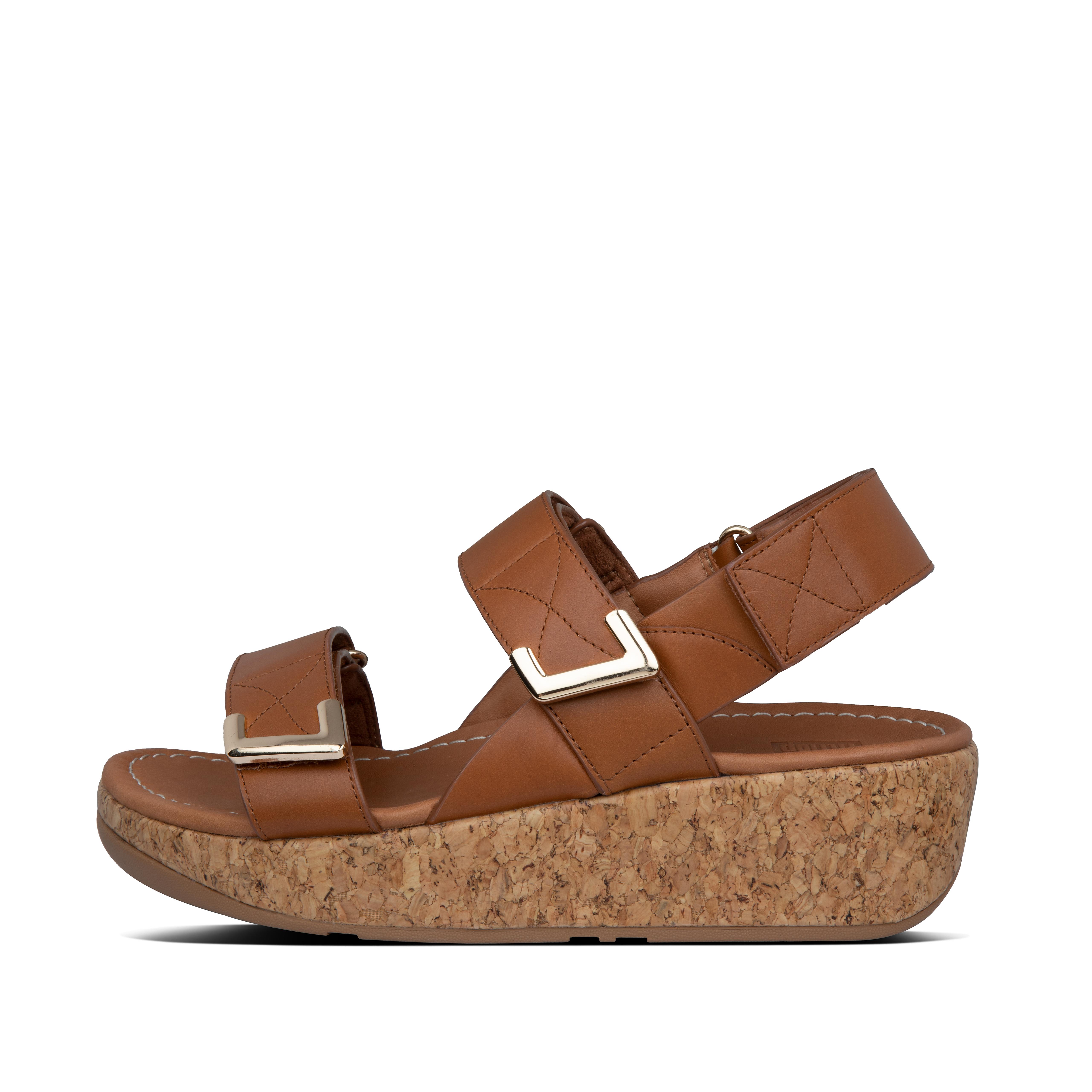 remi fur and suede sandal