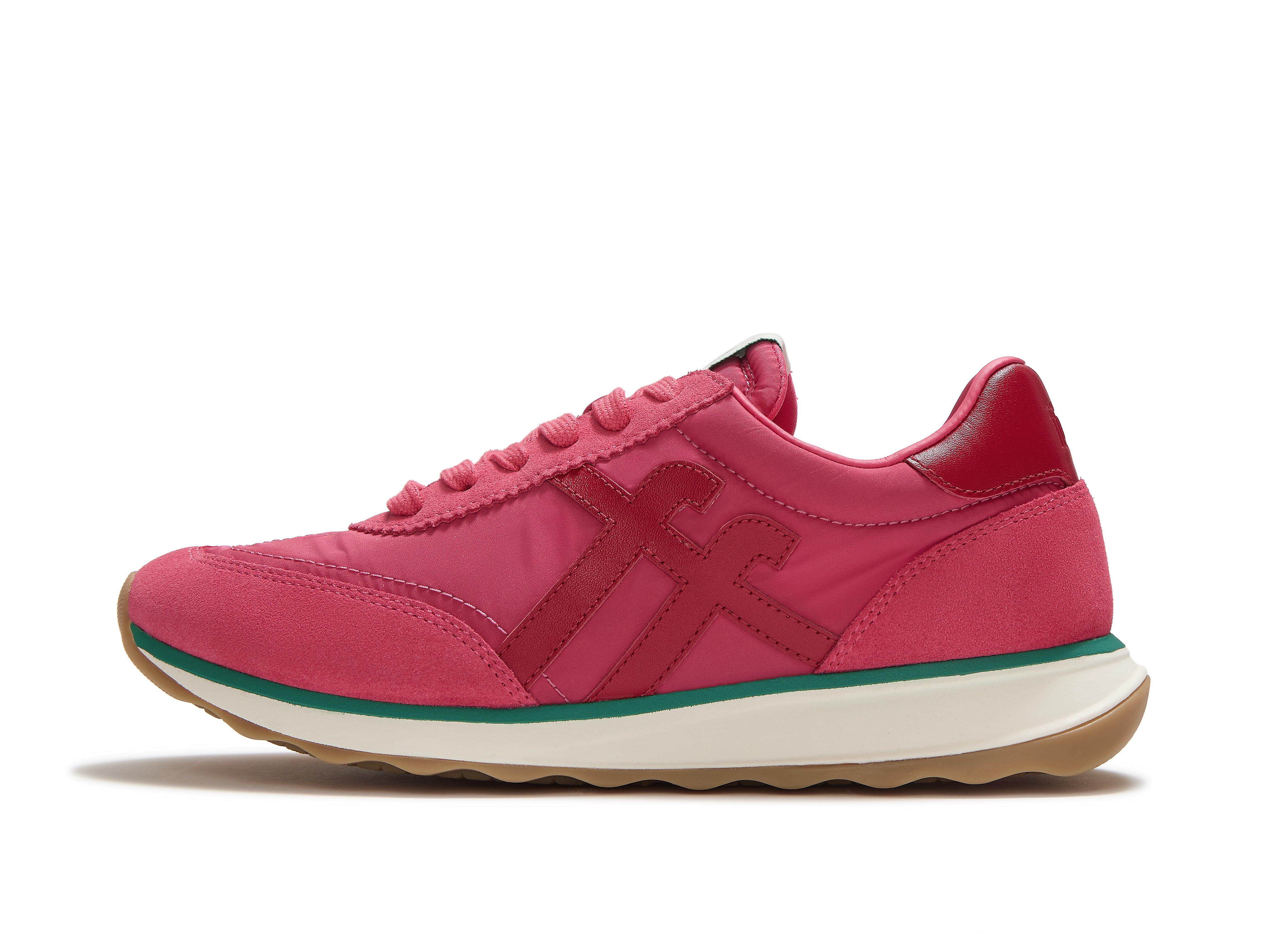 RETRO-Q Fabric/Suede Sneakers