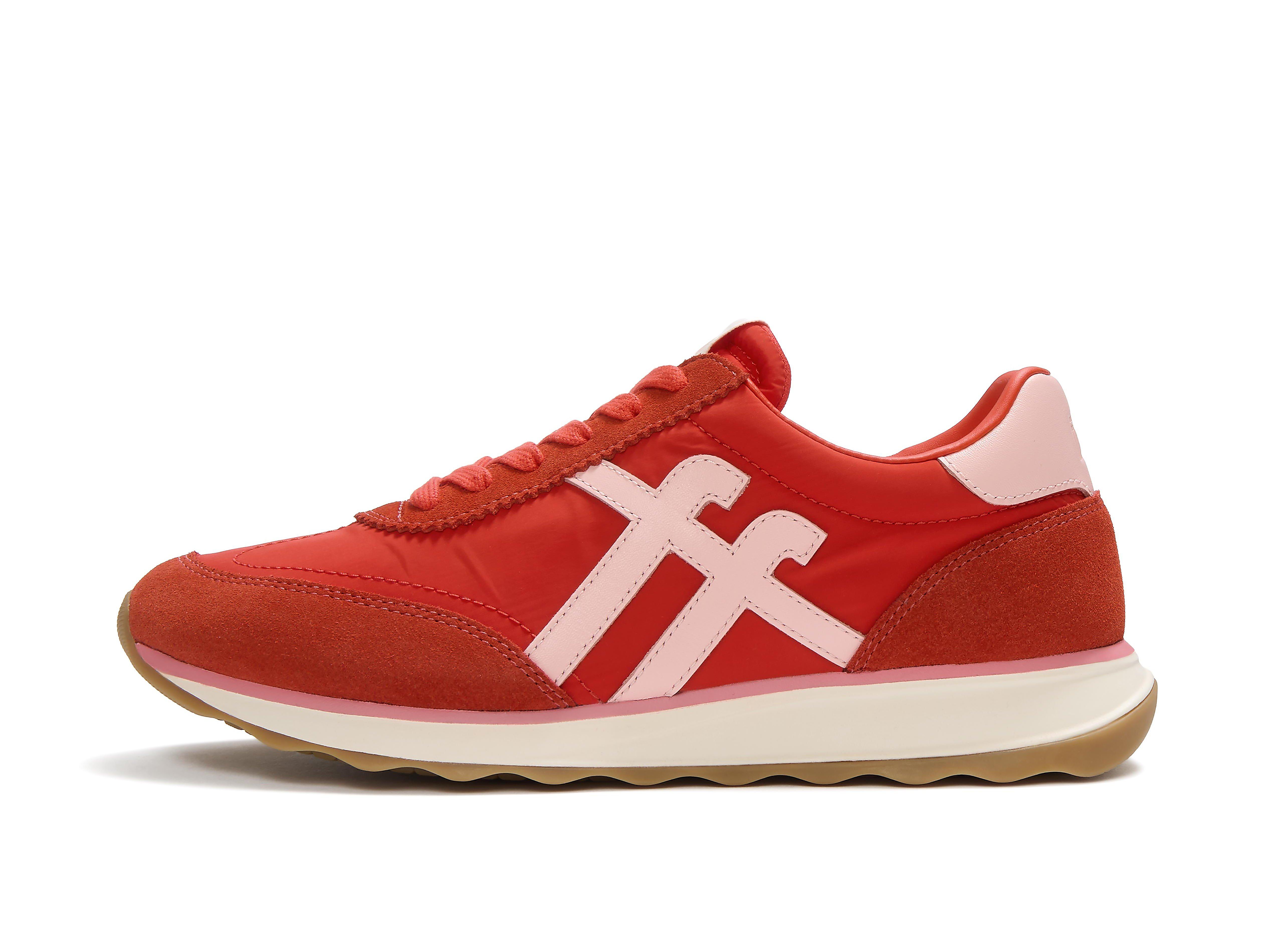 RETRO-Q Fabric/Suede Sneakers