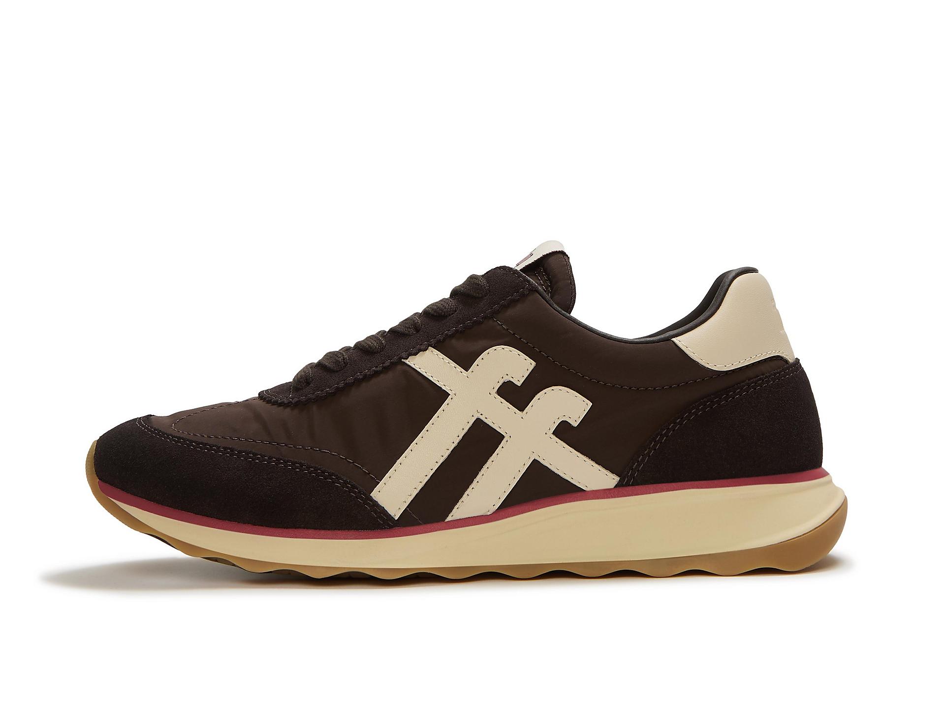 RETRO-Q Fabric/Suede Sneakers