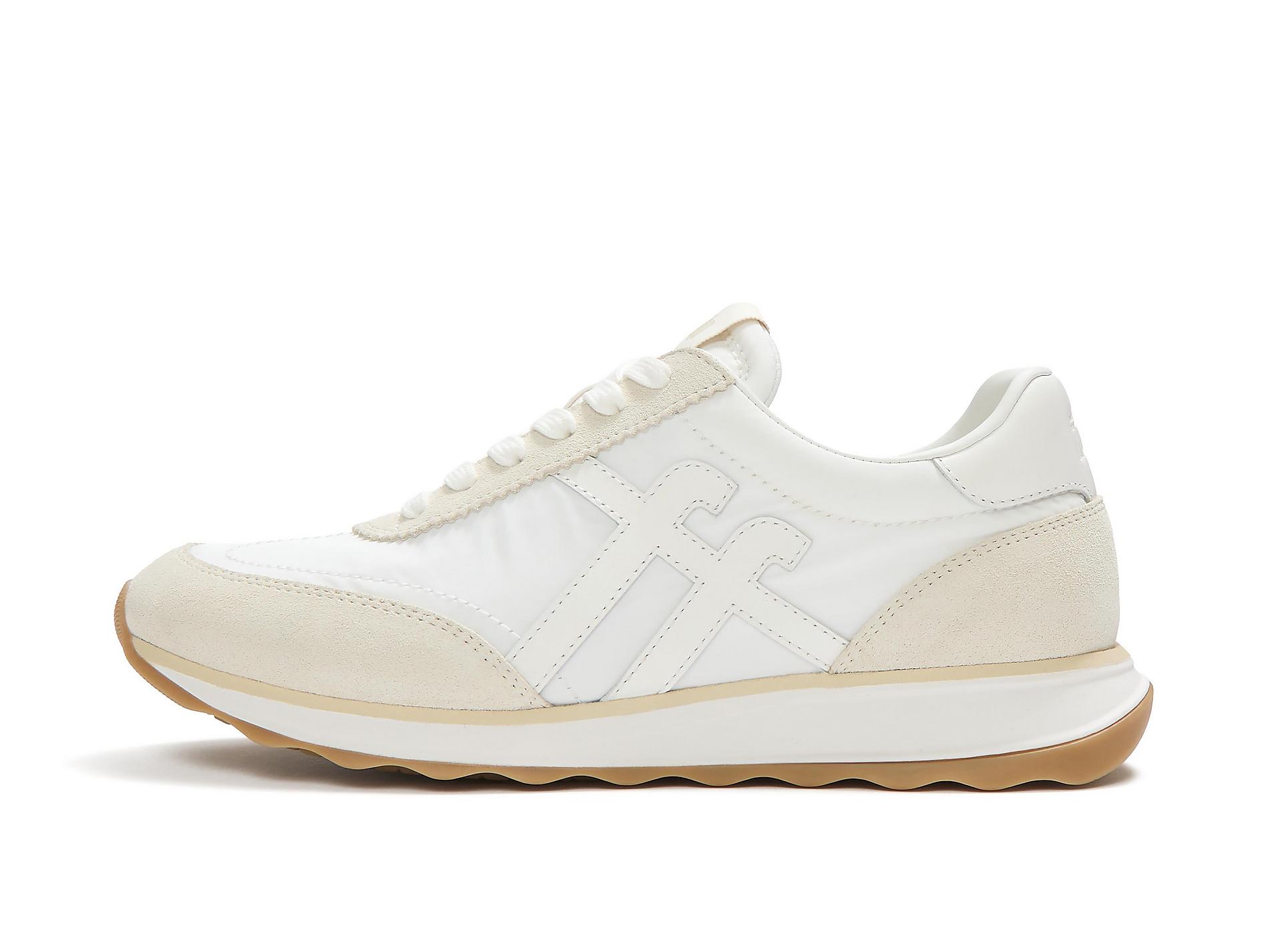 RETRO-Q Fabric/Suede Trainers