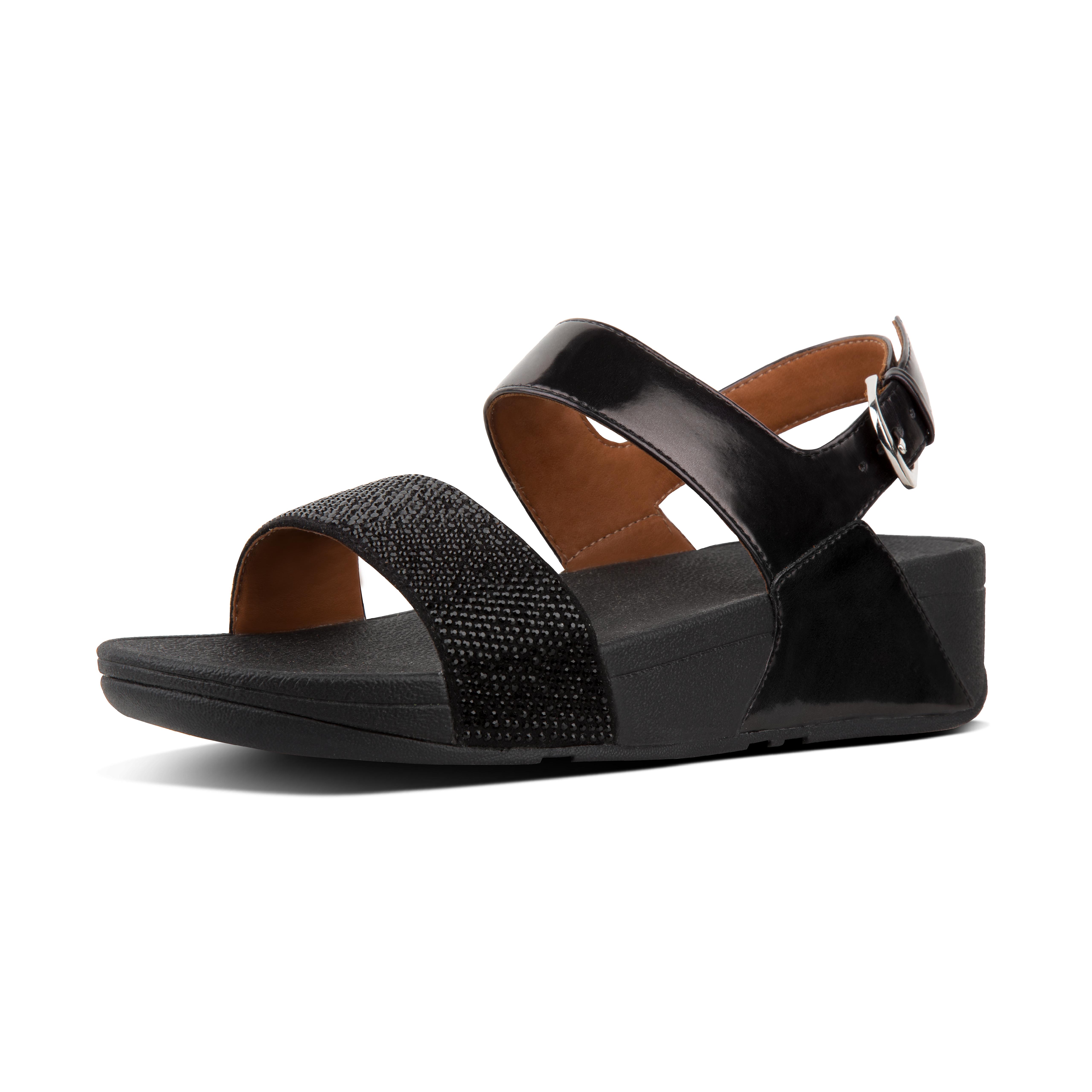 Women's RITZY Leather Back-Strap-Sandals