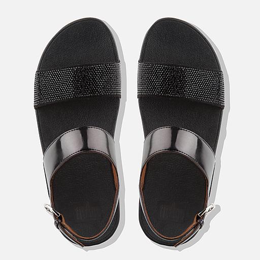 Women s RITZY Leather Back Strap Sandals