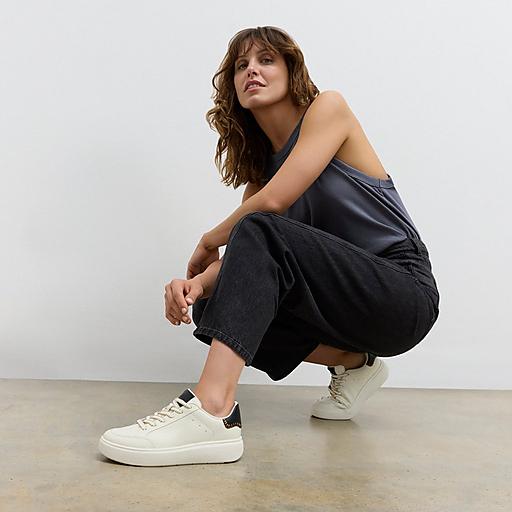 Women's Rtg Blanket-Stitch Leather Sneakers | FitFlop US