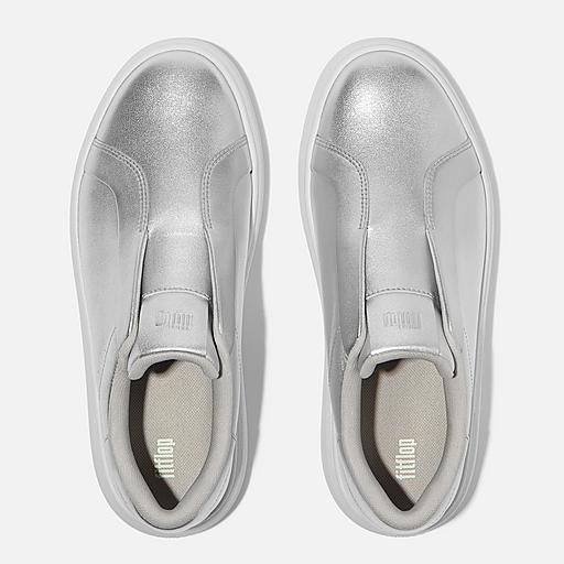 Women's Rtg Metallic-Leather Leather Sneakers | FitFlop US