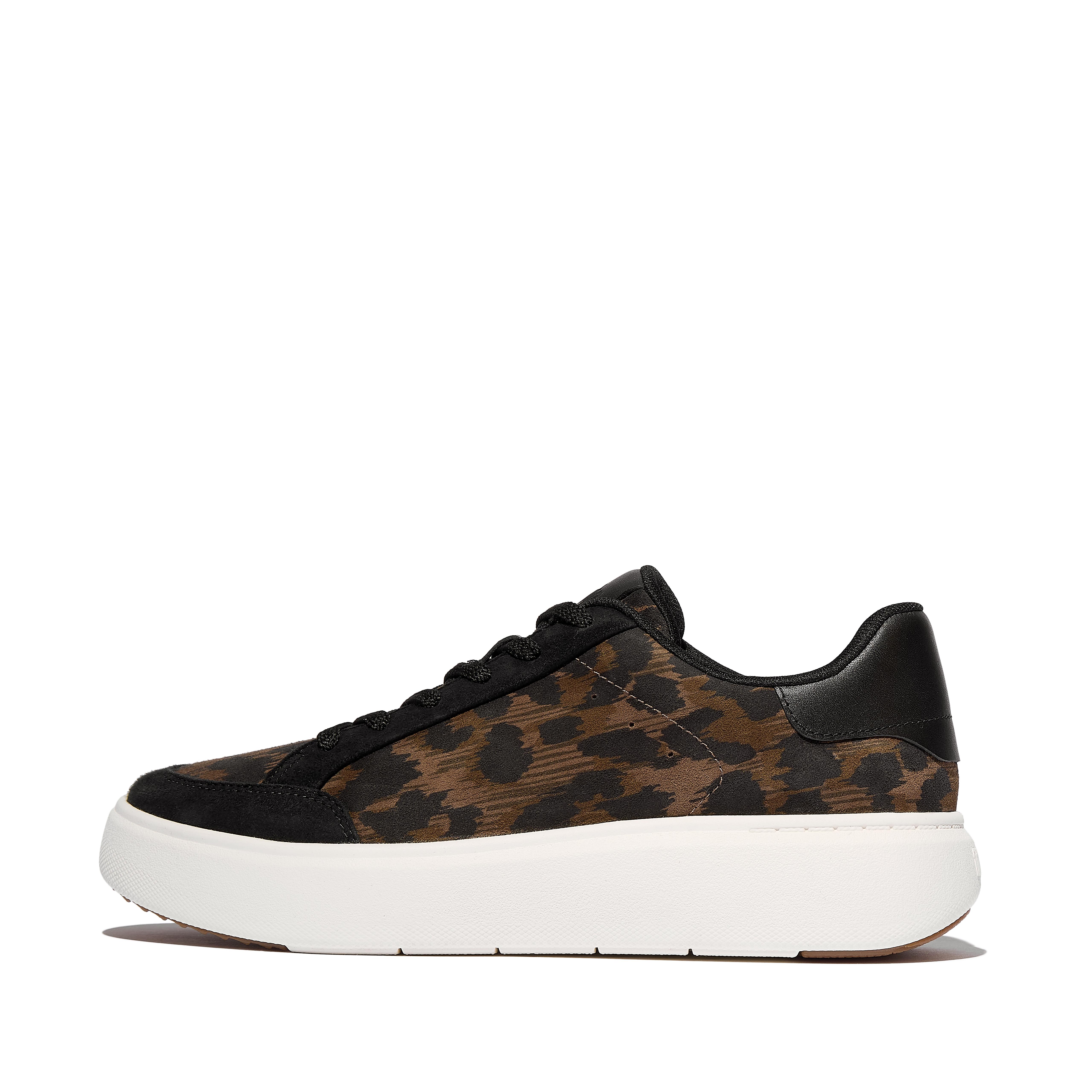 RTG Leopard Suede Sneakers