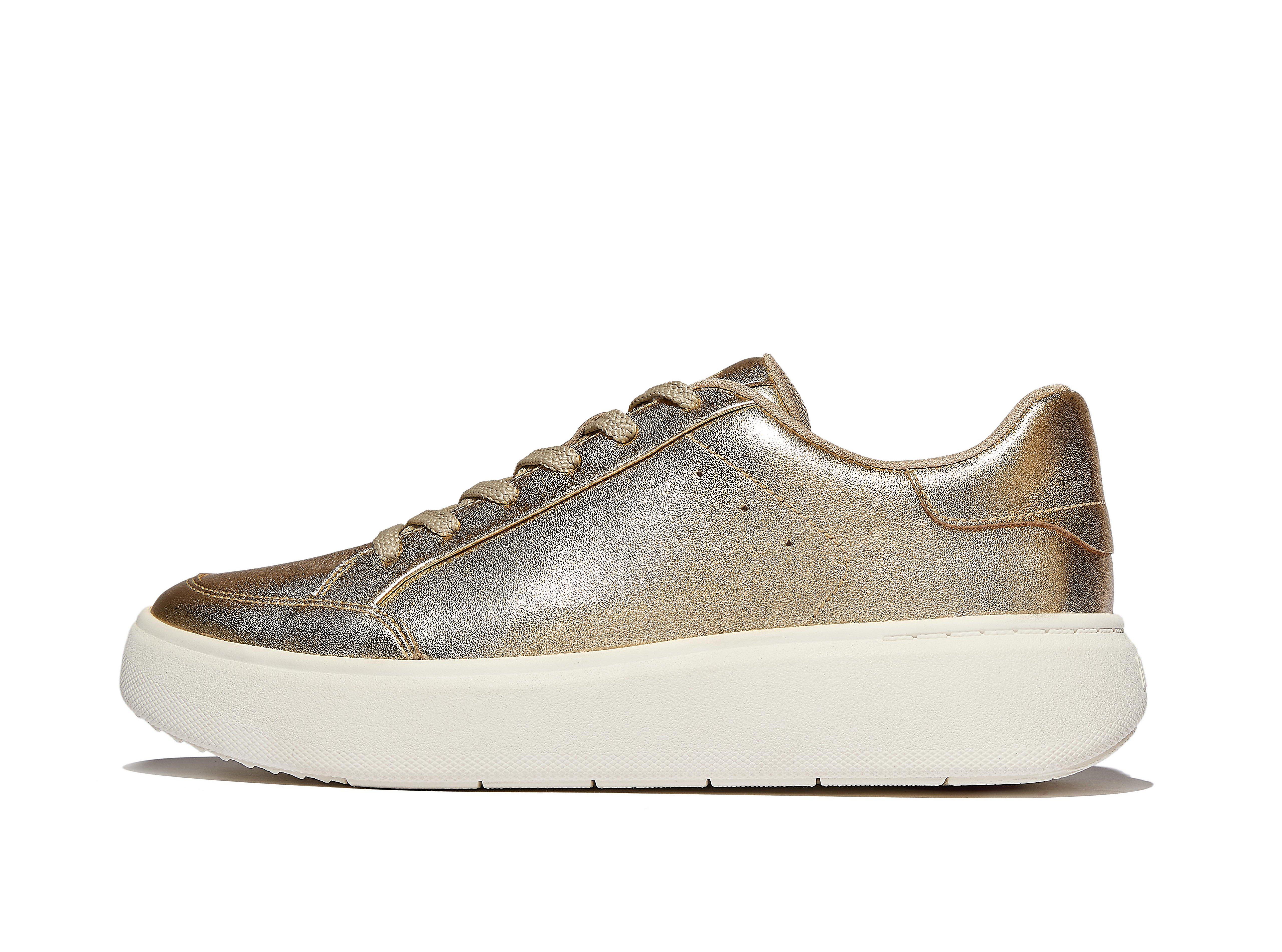 RTG Metallic-Leather Trainers
