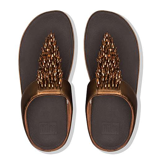Women's RUMBA Leather Toe-Thongs | FitFlop US