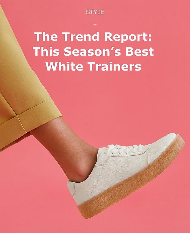 Comfortable cheap white trainers