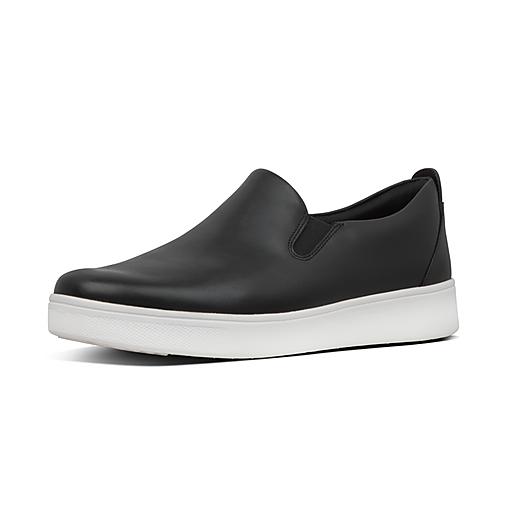 Women's RALLY Leather Slip On Sneakers | FitFlop US