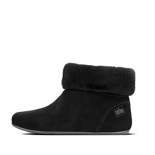 Fitflop sarah roll cheap cuff boot slippers