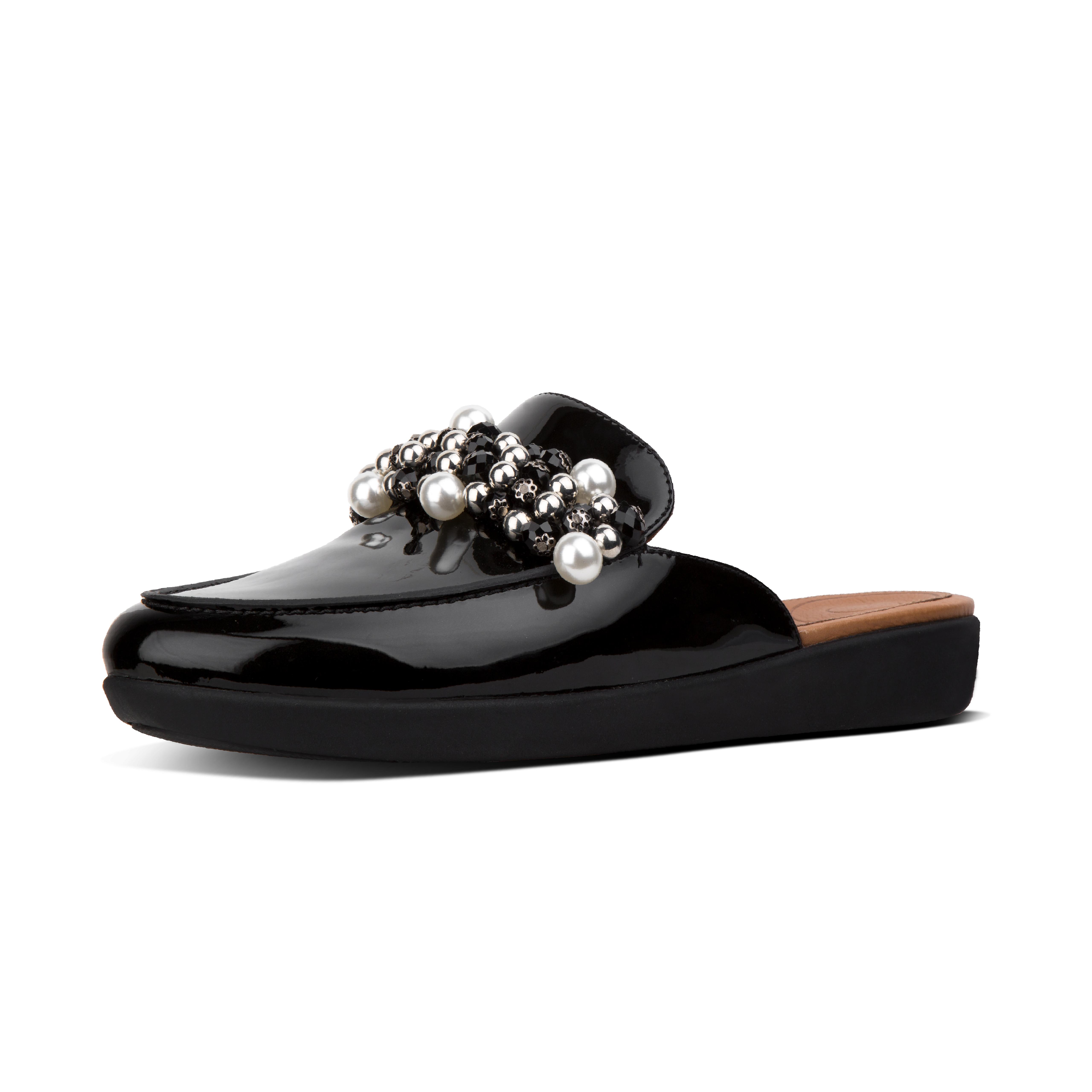 fitflop serene patent mules