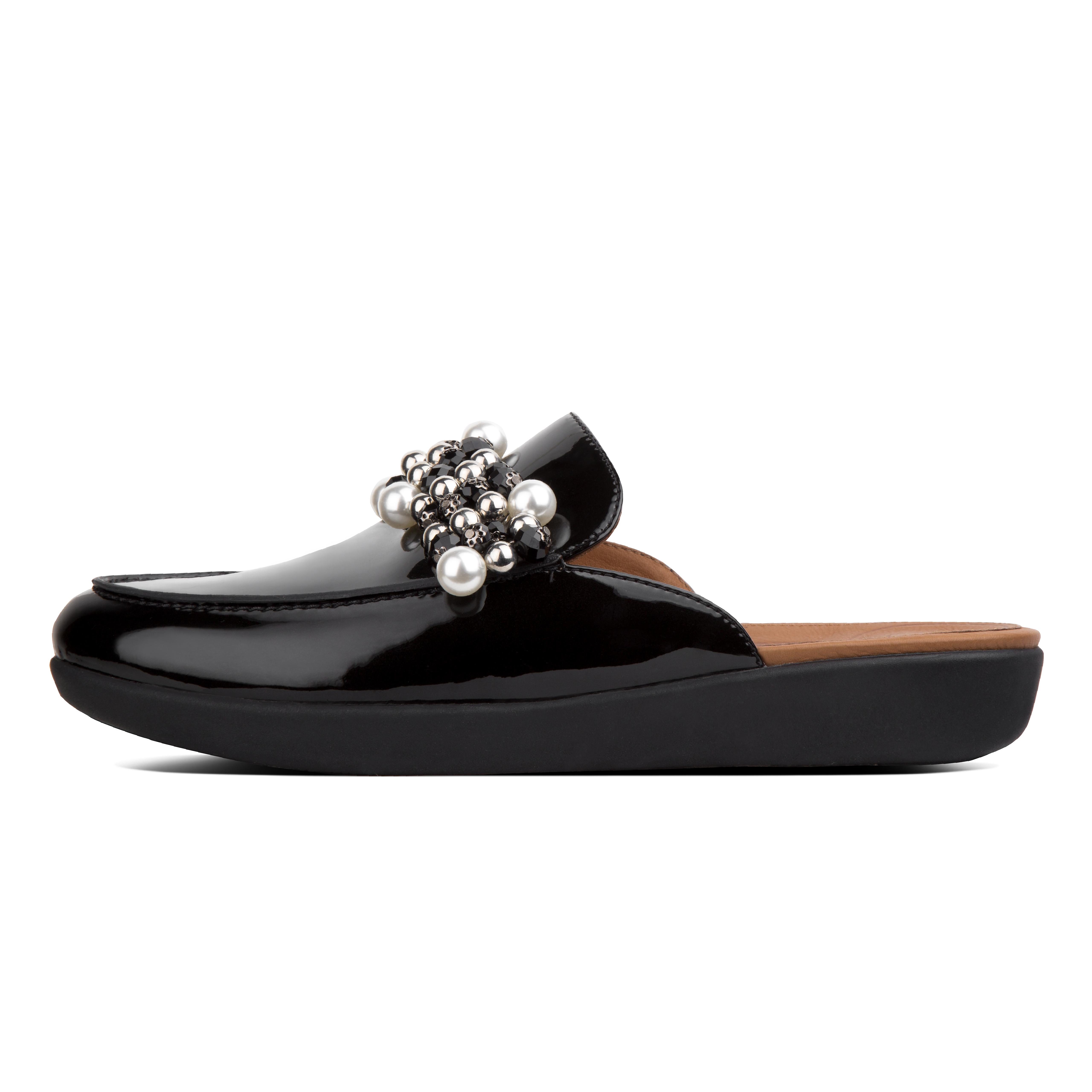 fitflop serene patent mules