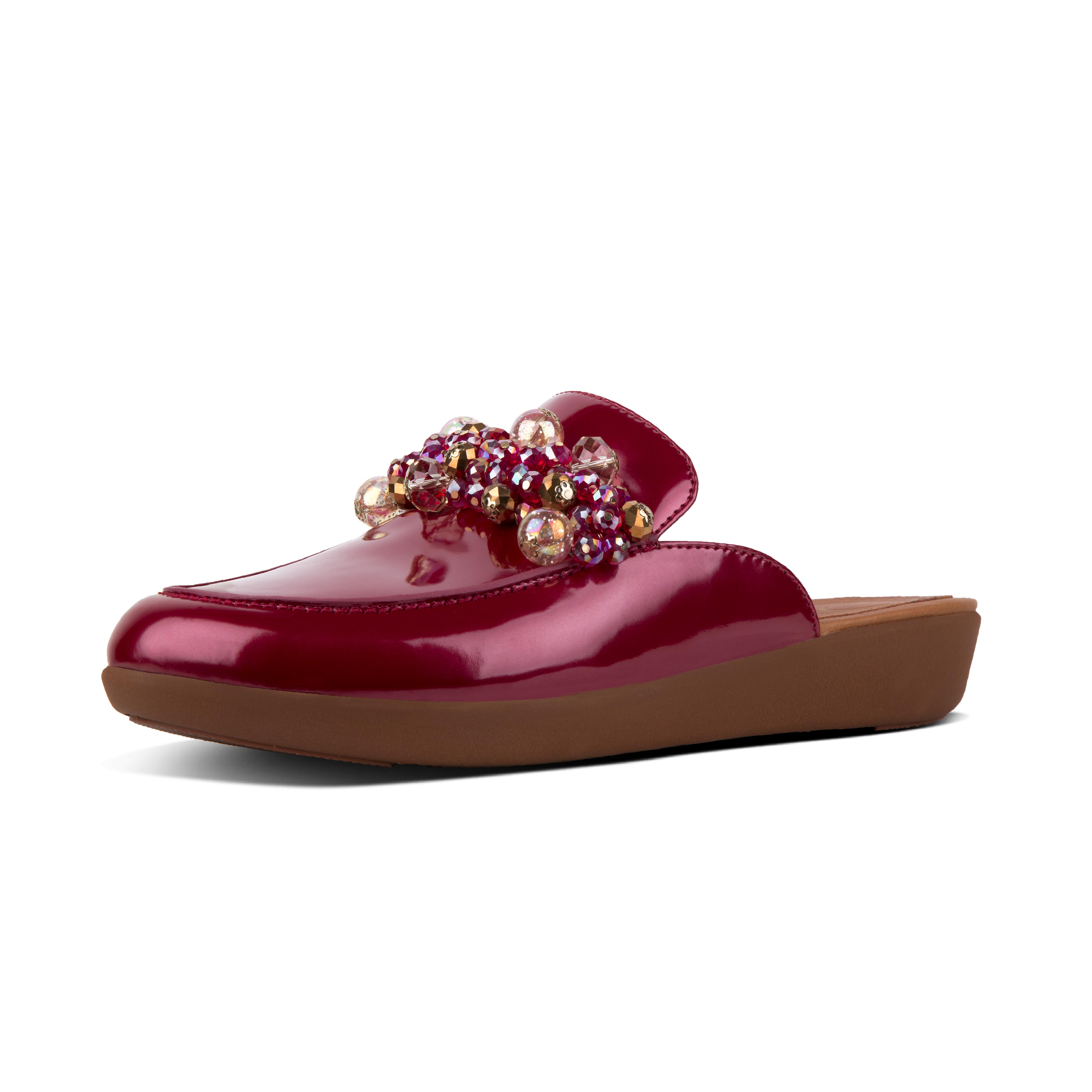 fitflop serene patent mules