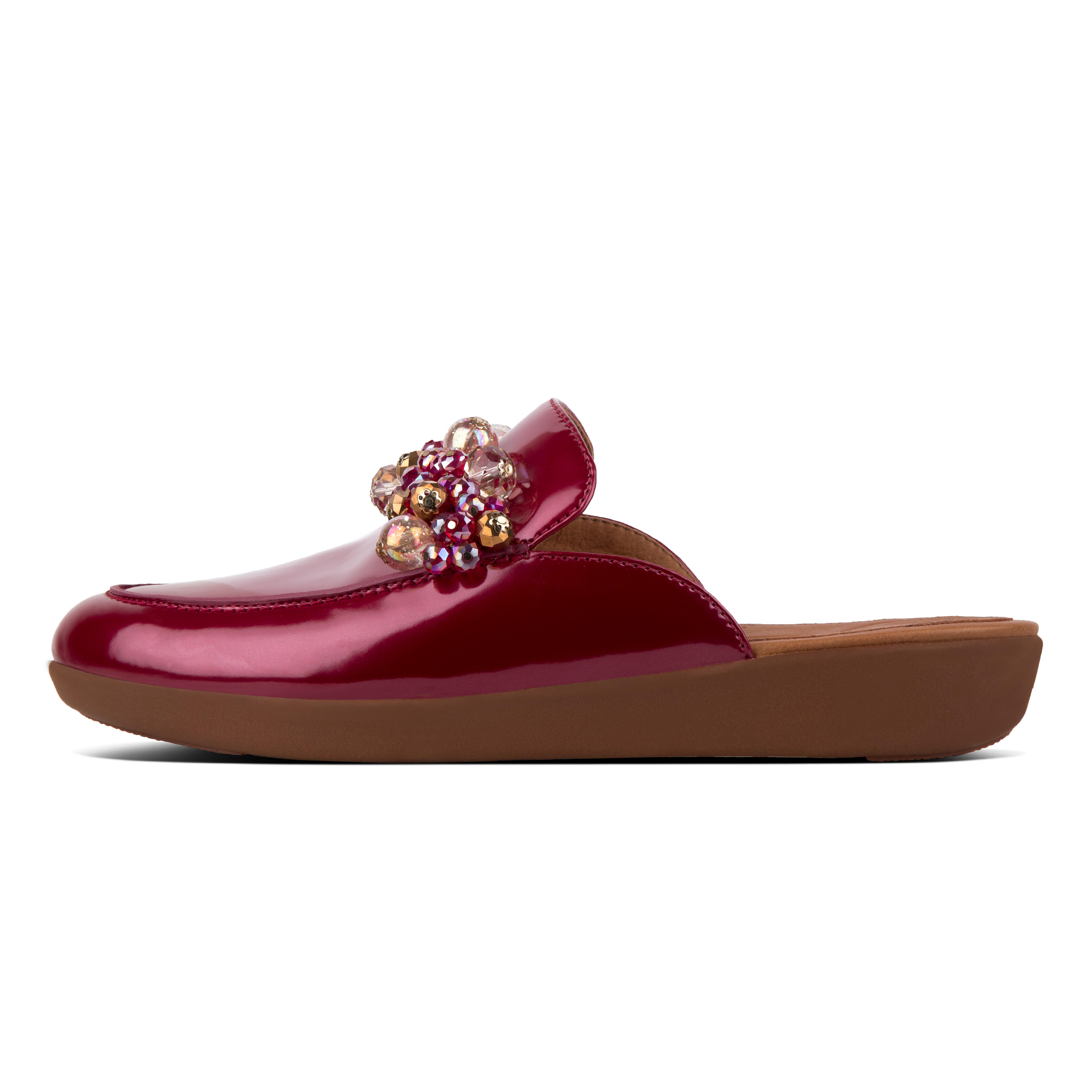 fitflop serene patent mules