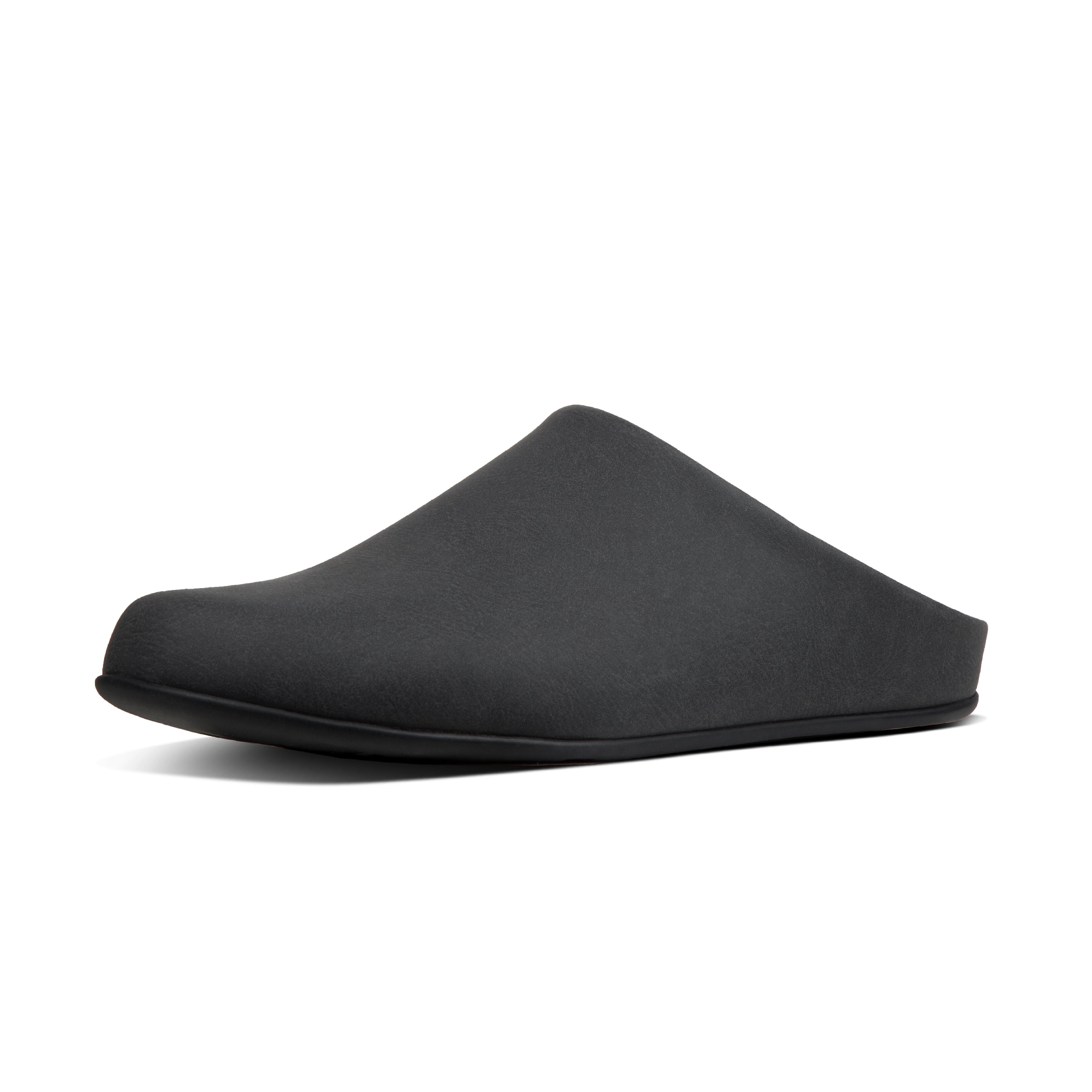 fitflop men's shove leather mule slippers