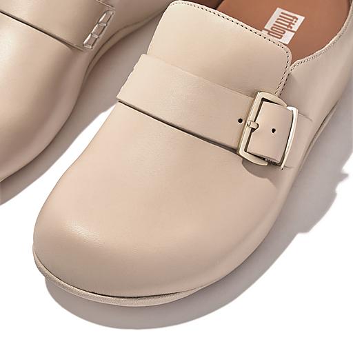 Women's Shuv Buckle Strap Leather Clogs | FitFlop CA