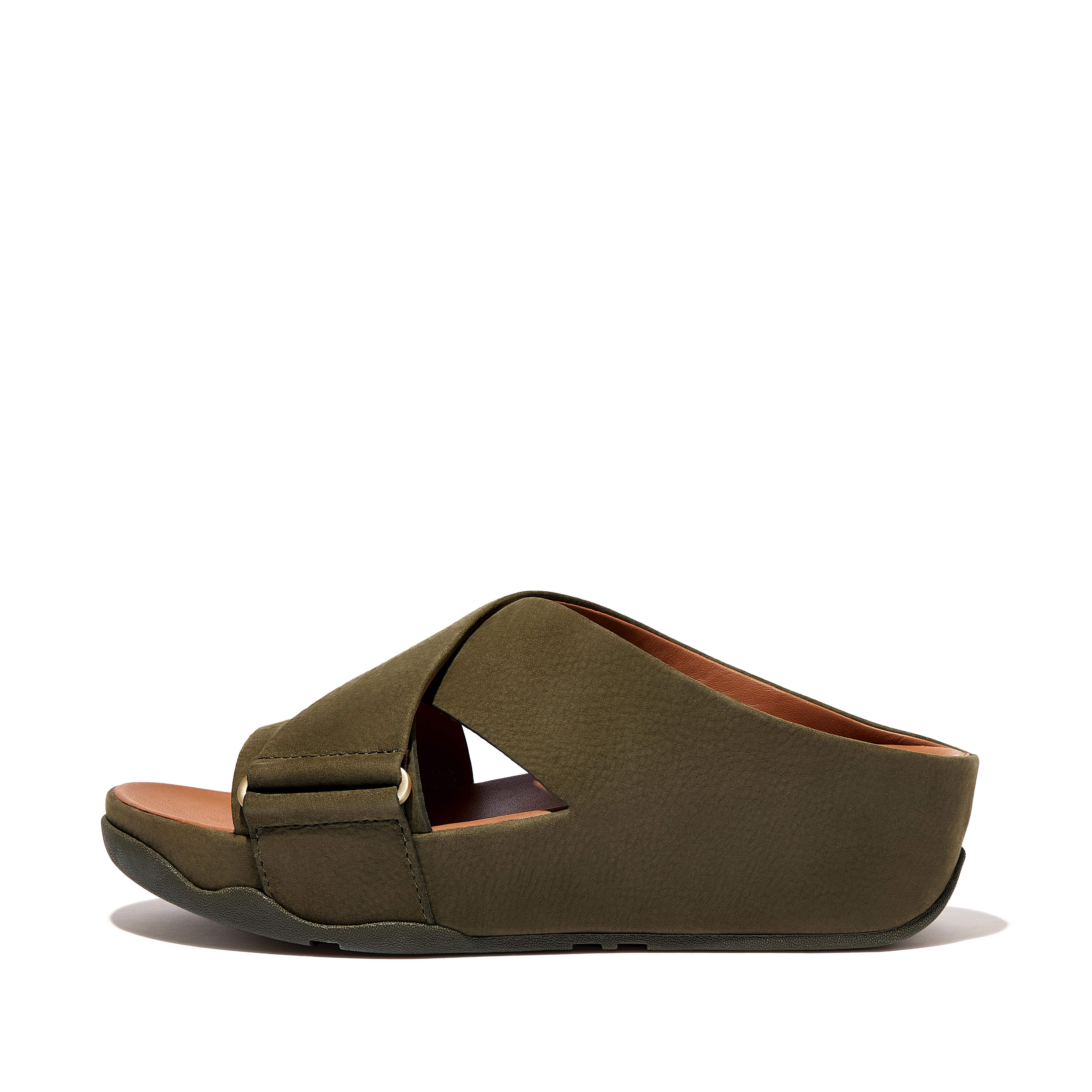 Women's Shuv Nubuck Cross Slides | FitFlop US