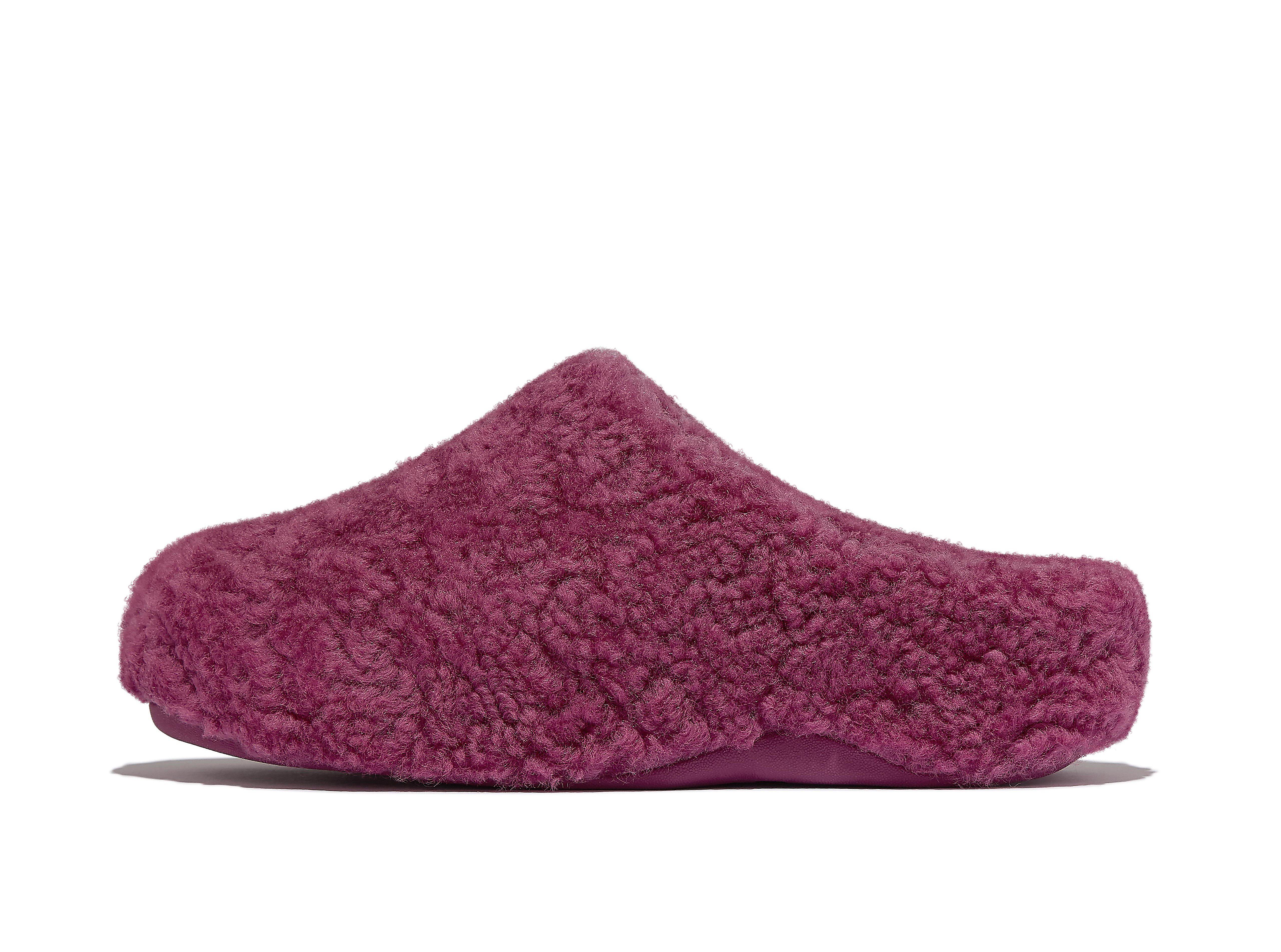 SHUV Curly-Shearling Clogs