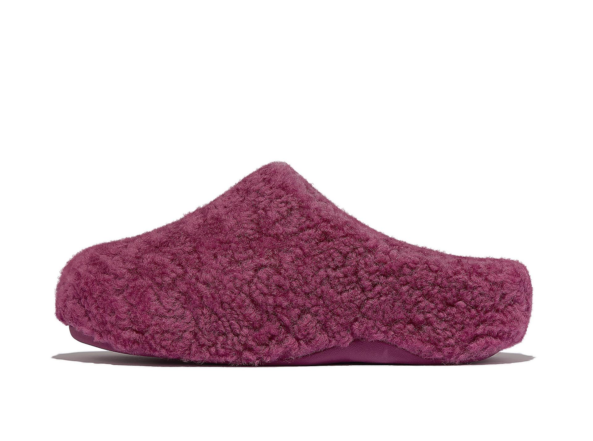 SHUV Curly-Shearling Clogs