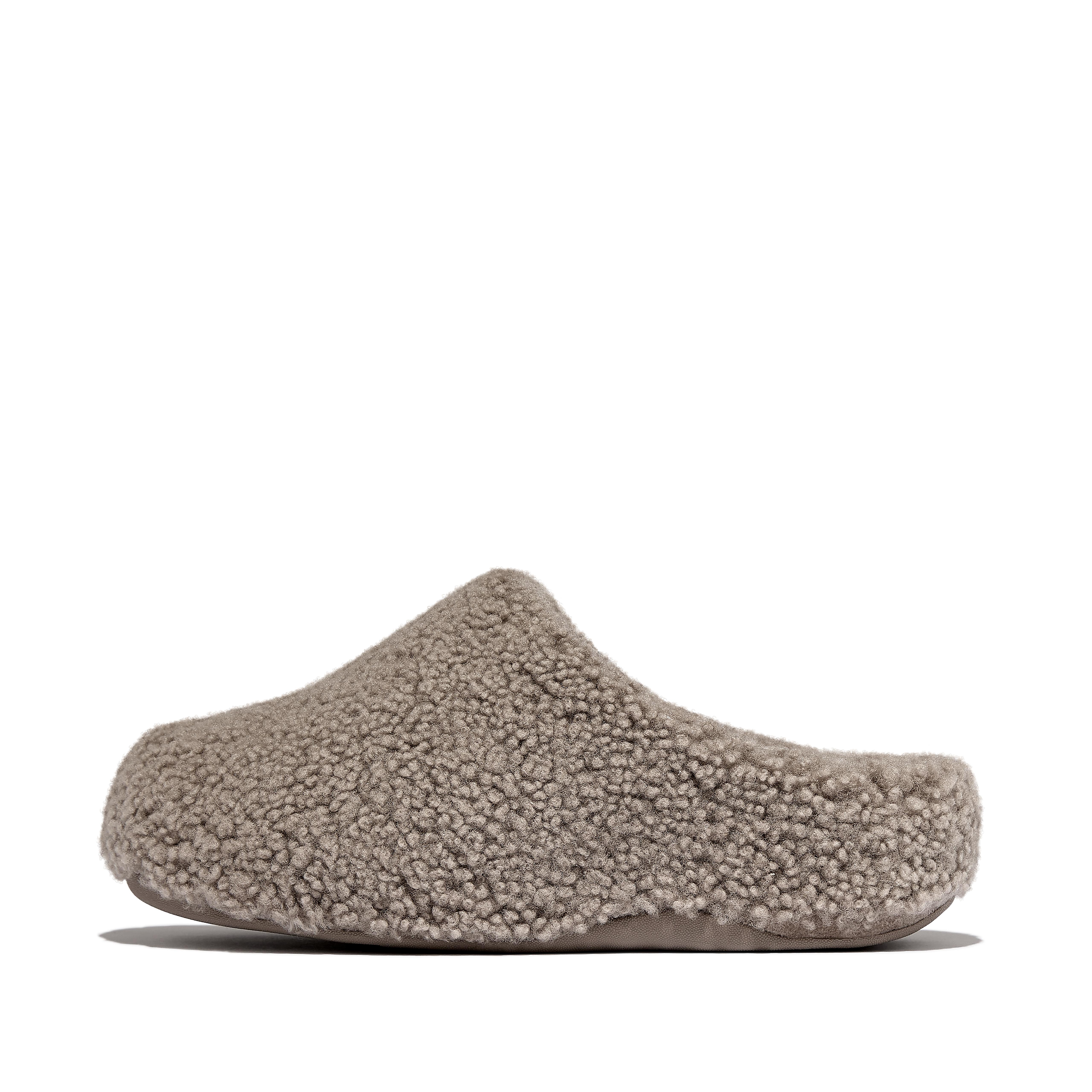 SHUV Curly-Shearling Clogs