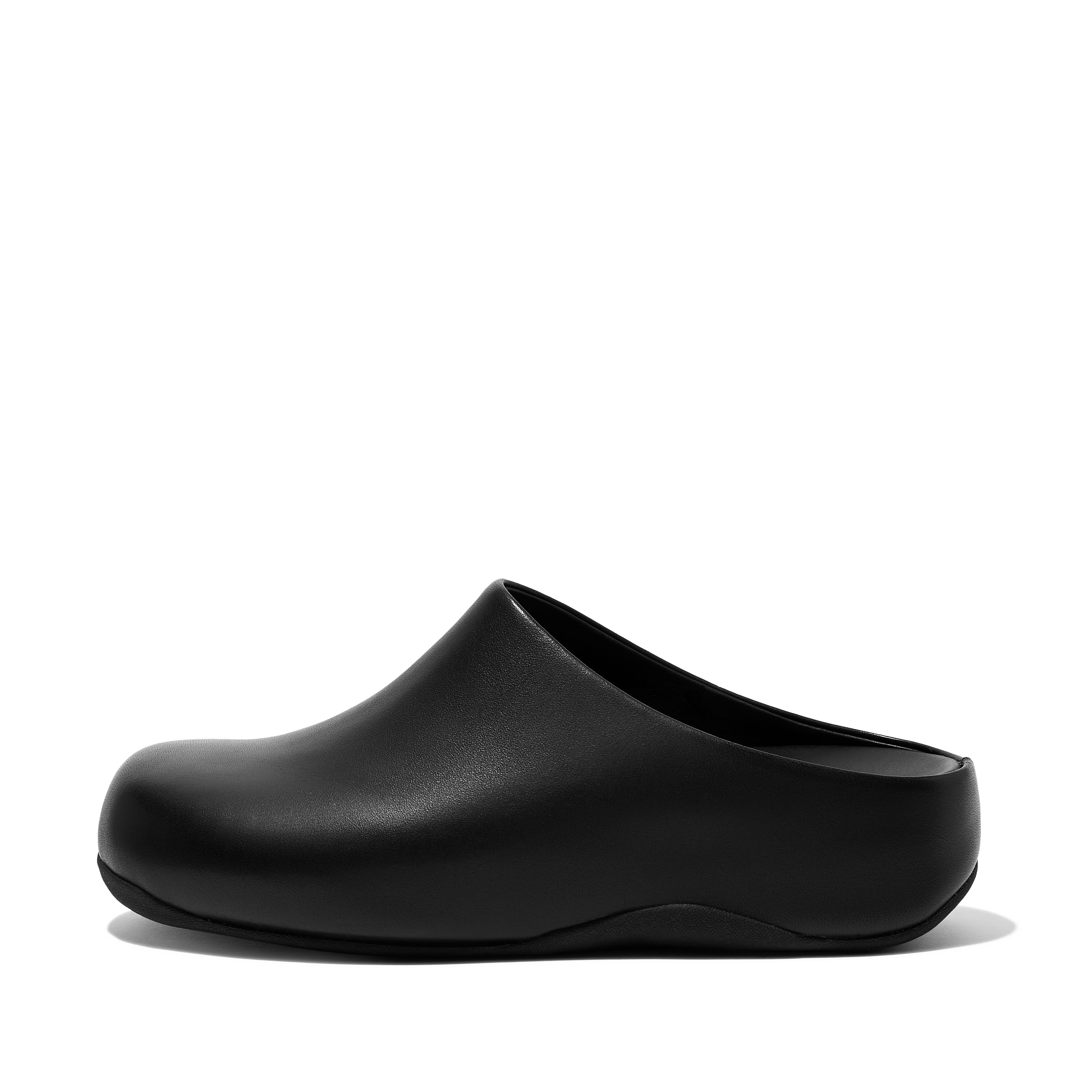 fitflop shuv leather clogs