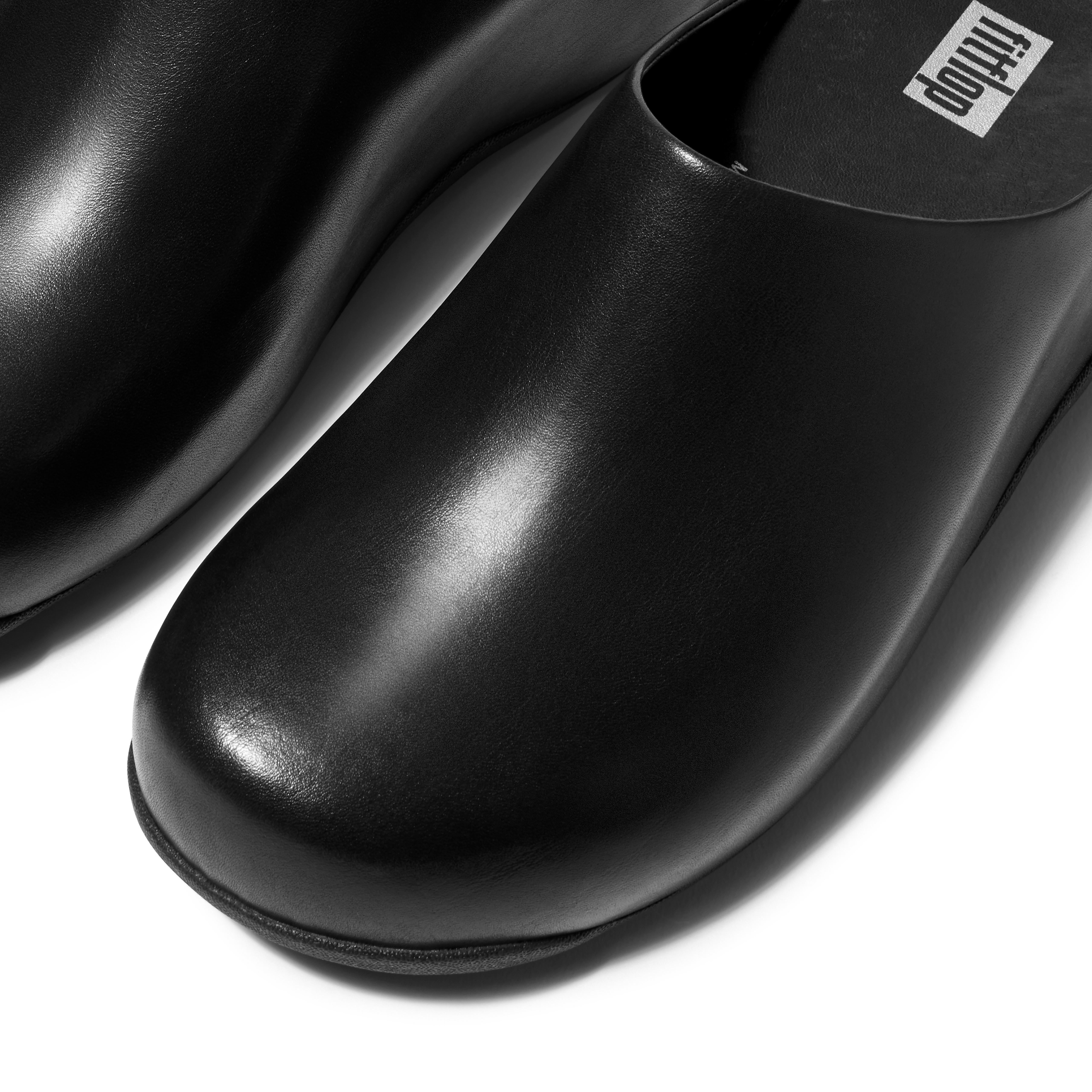 fitflop shuv leather clogs