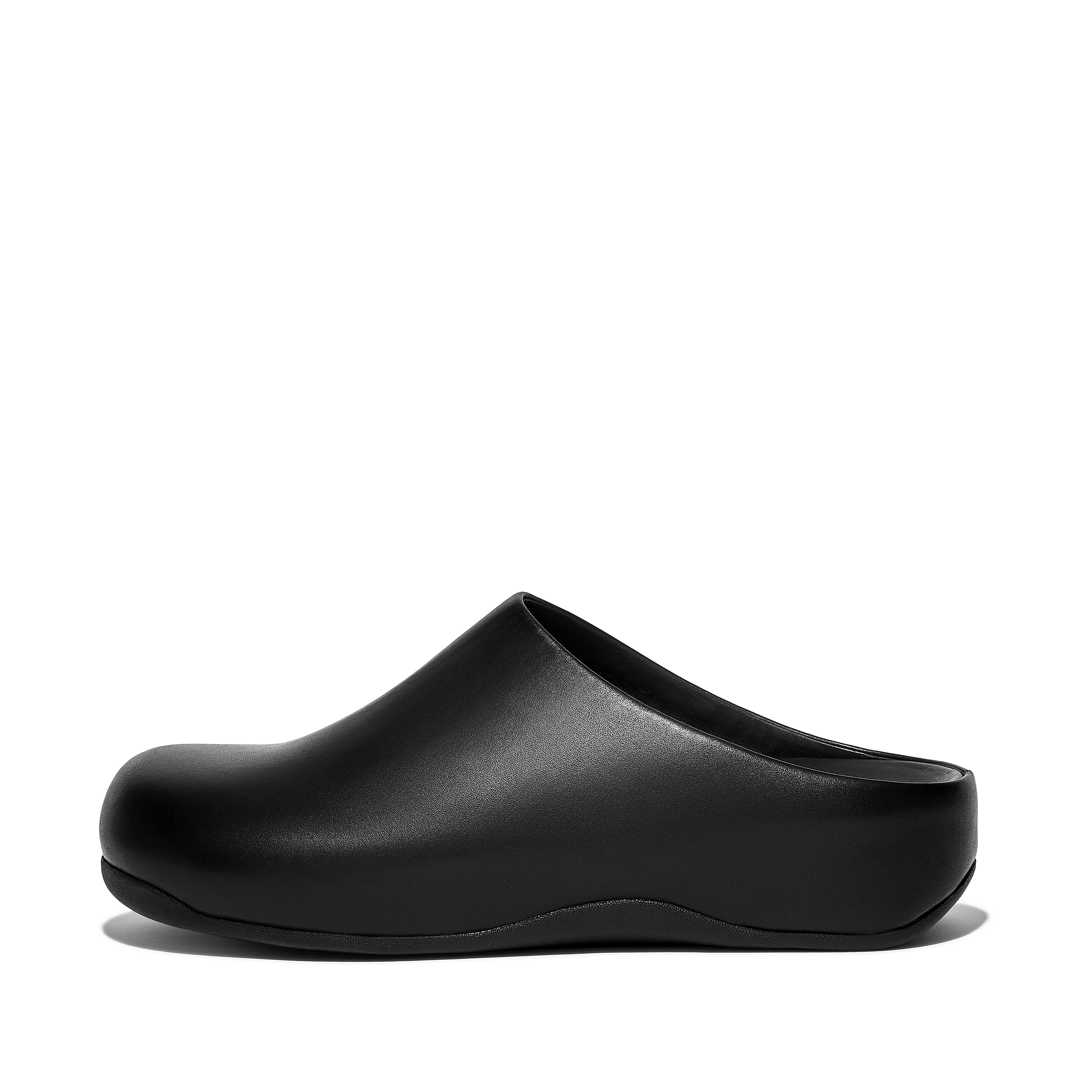 fitflop shuv leather clogs