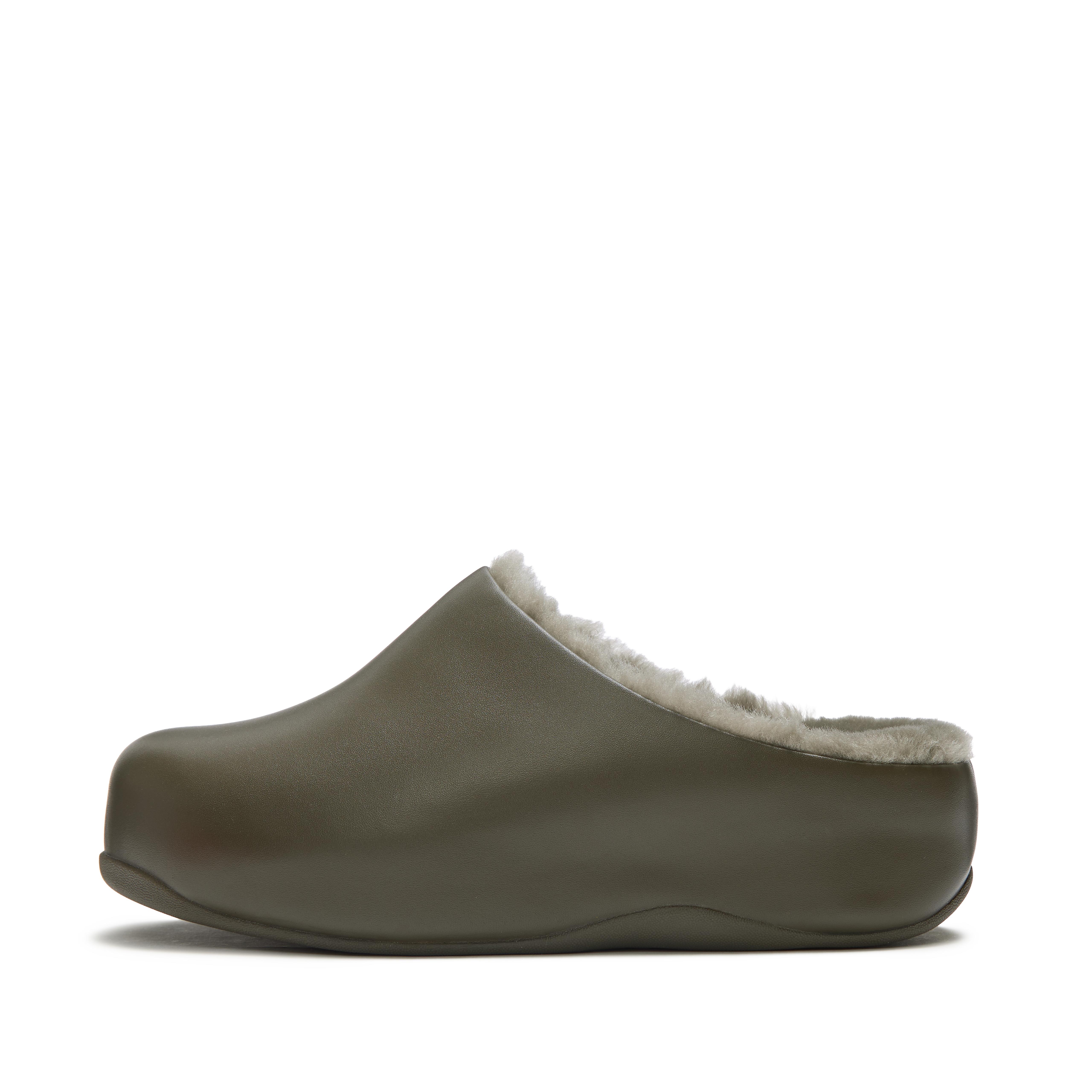 SHUV Shearling Leather Mules