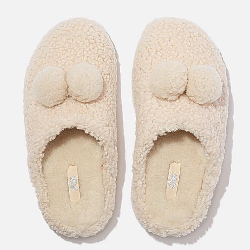 Shuv Pom Pom Slipper Shearling Clog Slippers FitFlop CA