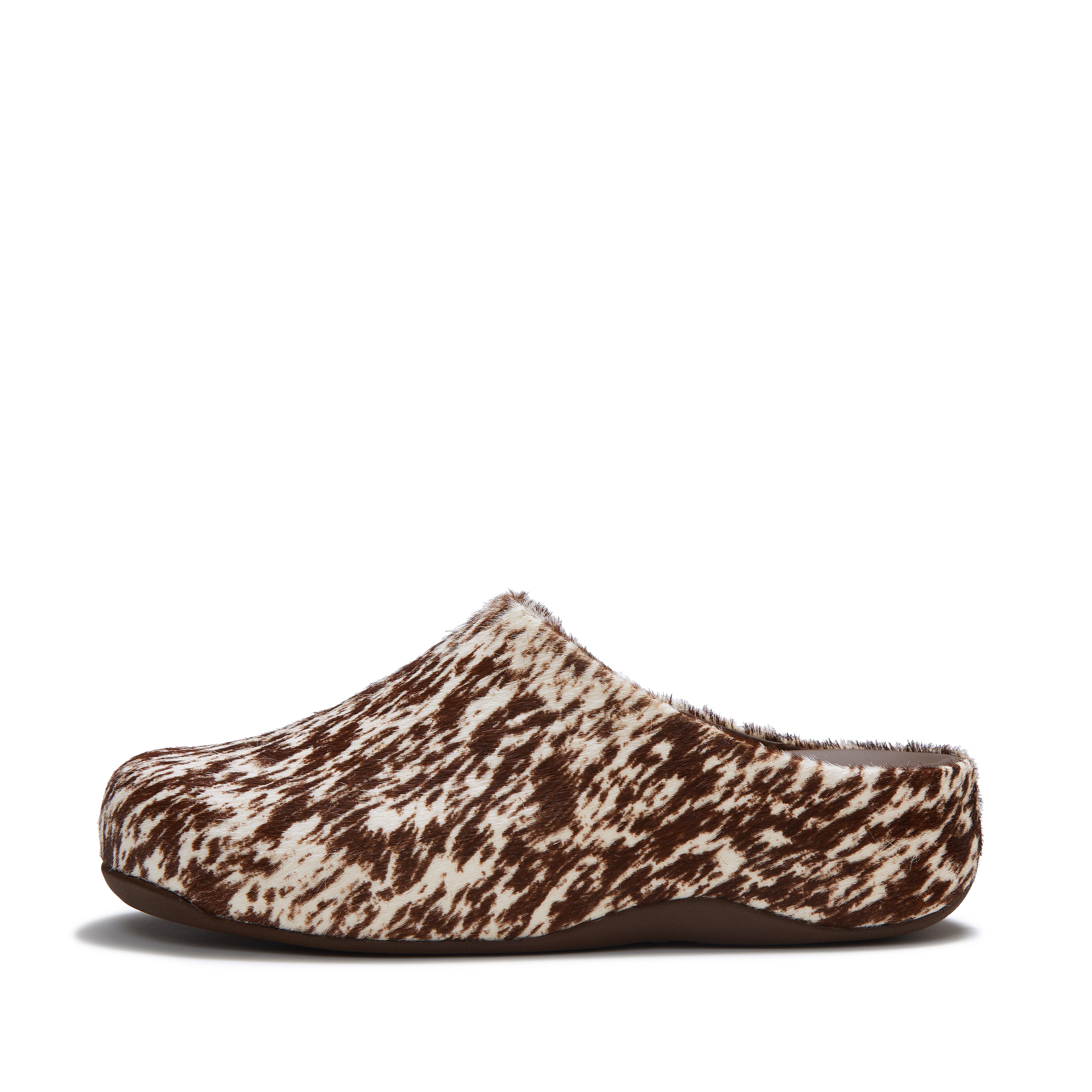 SHUV Leather Pony-Hair Mules