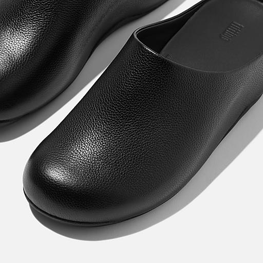 Women's Shuv Tumbled-Leather Leather Clogs | FitFlop US