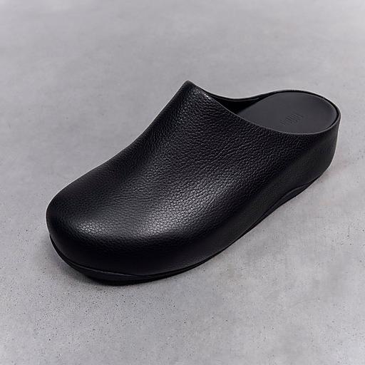 Women's Shuv Tumbled-Leather Leather Clogs | FitFlop US
