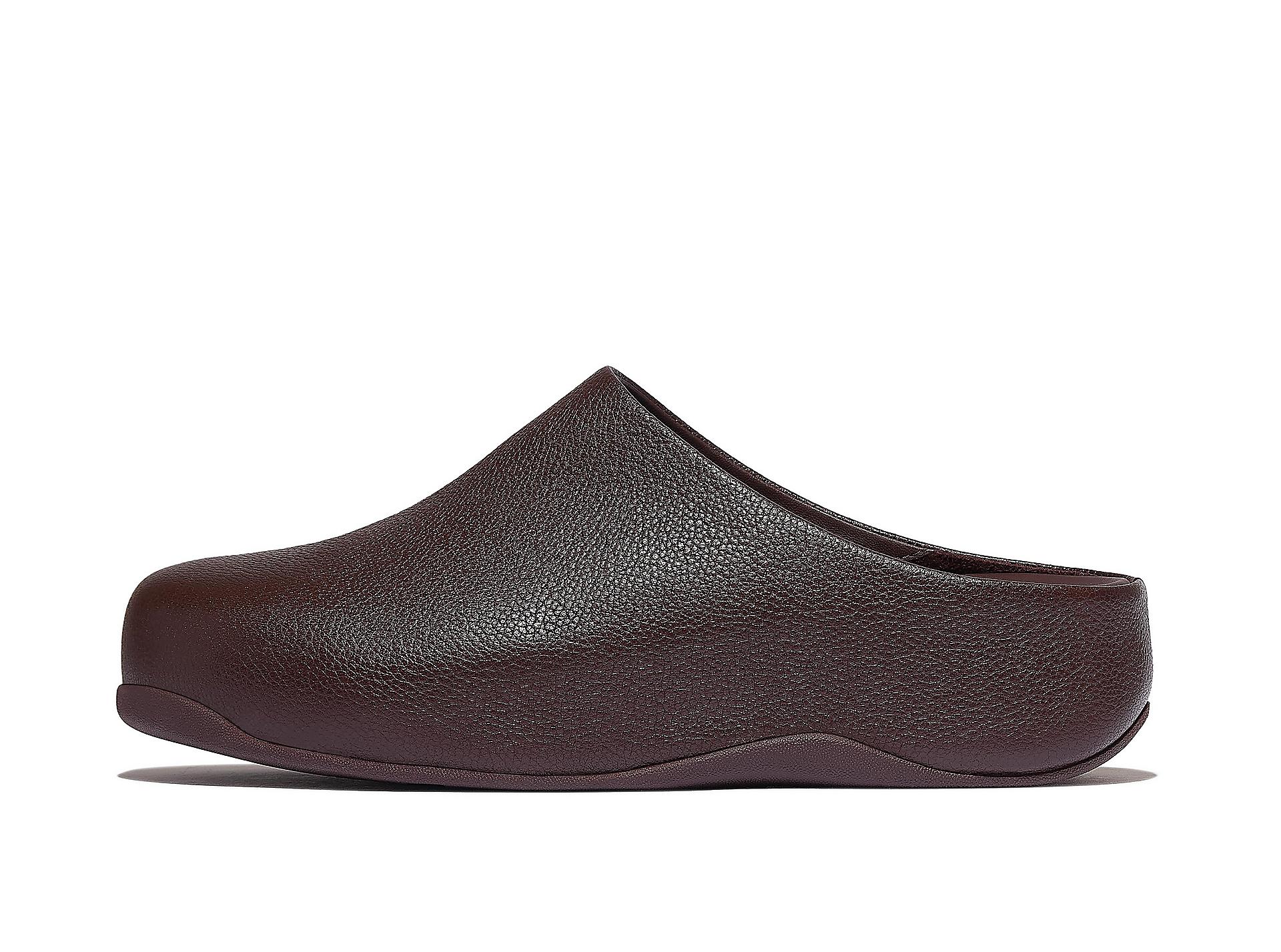 SHUV Tumbled-Leather Clogs