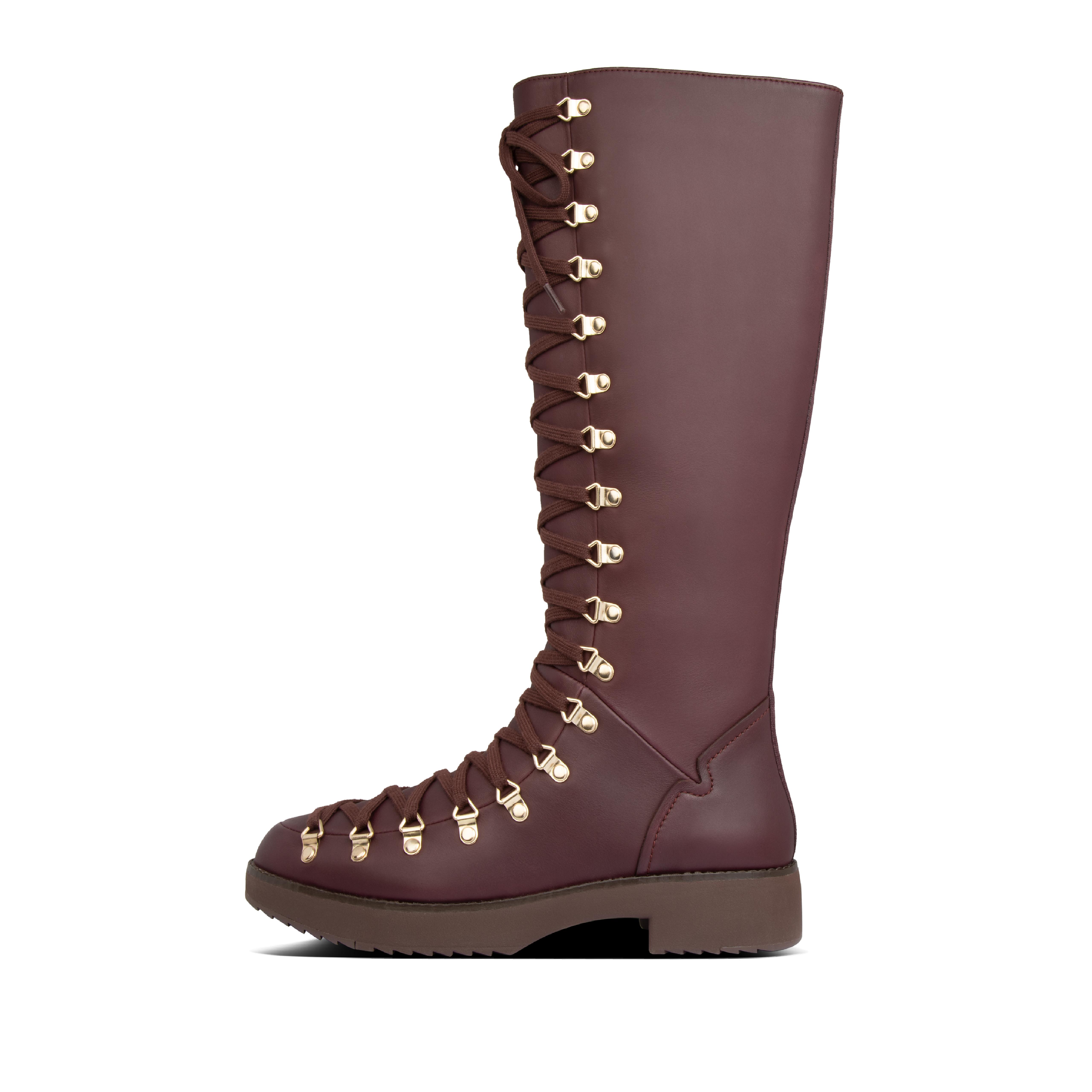 high leather boots womens