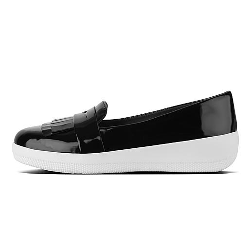 Fitflop black best sale patent shoes