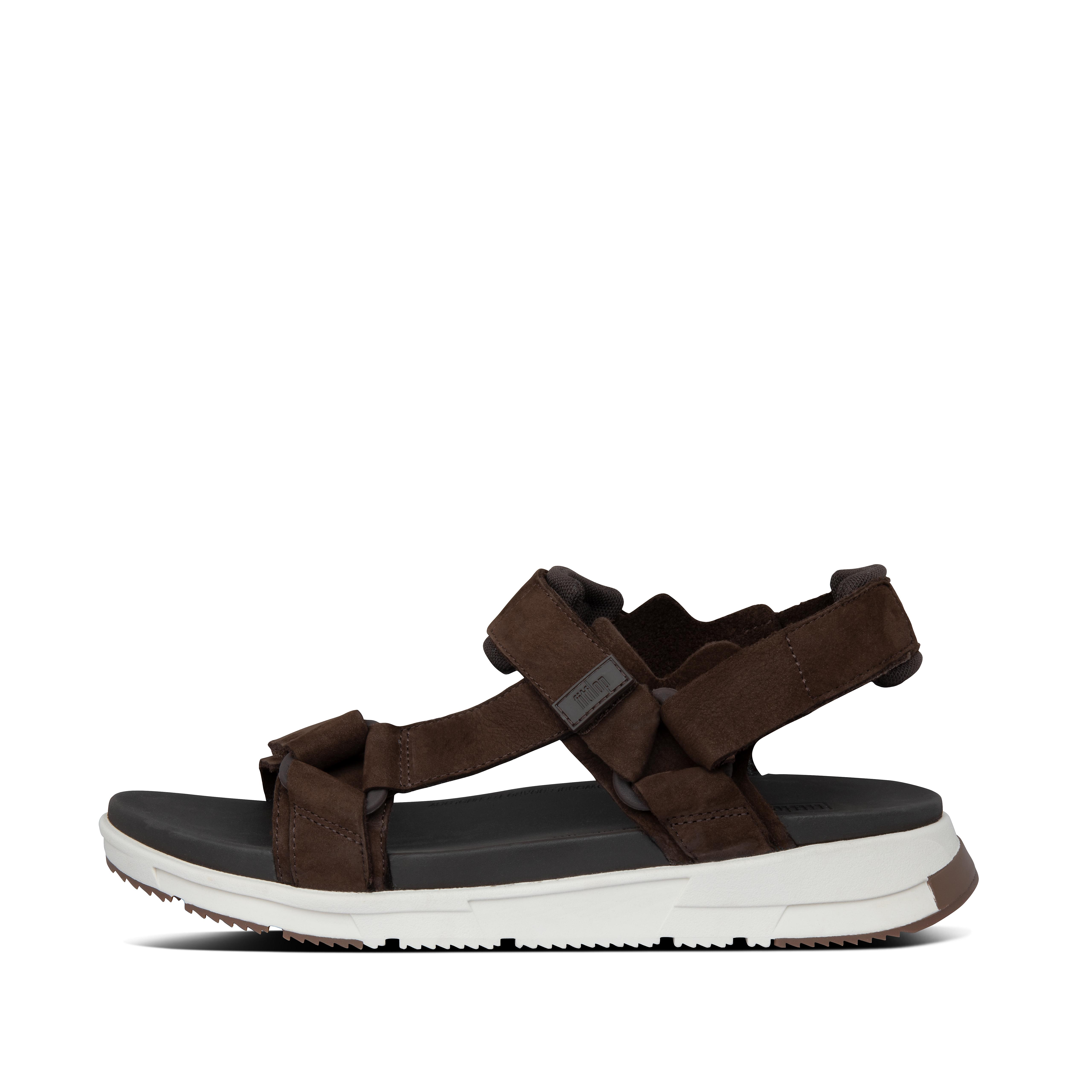 fitflop buckle up leather slides