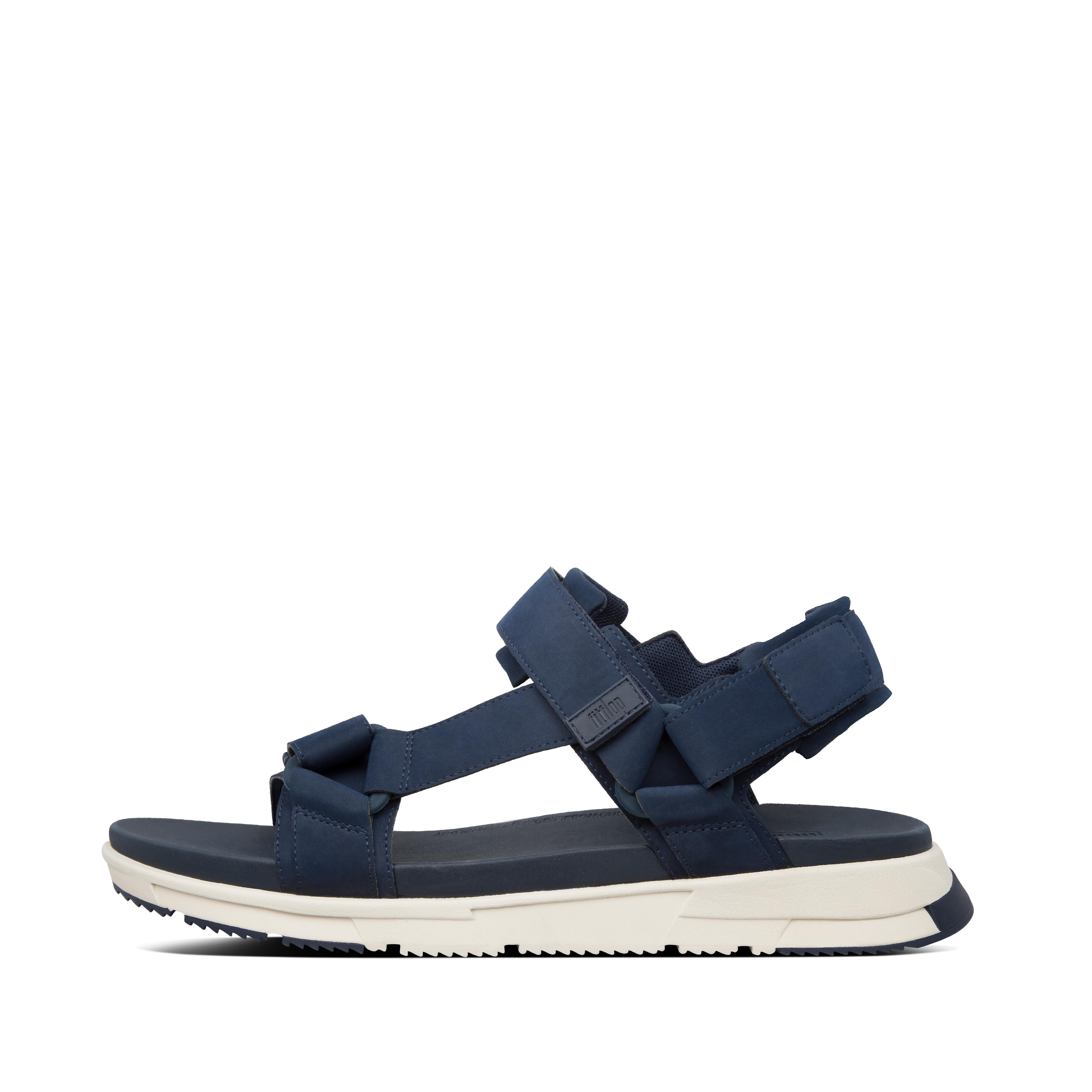 mens flip flops with heel strap