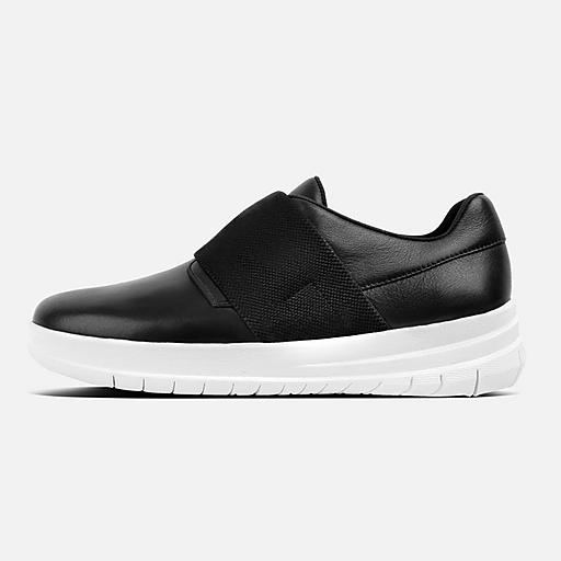 Women s SPORTY POP Leather Sneakers