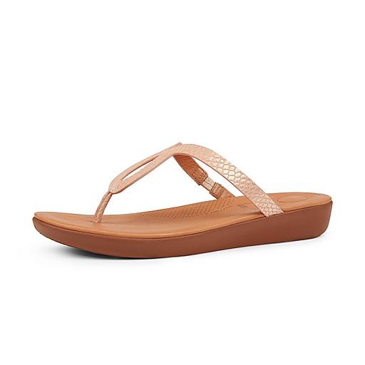 Women's STRATA Leather Toe-Post Sandals | FitFlop CA