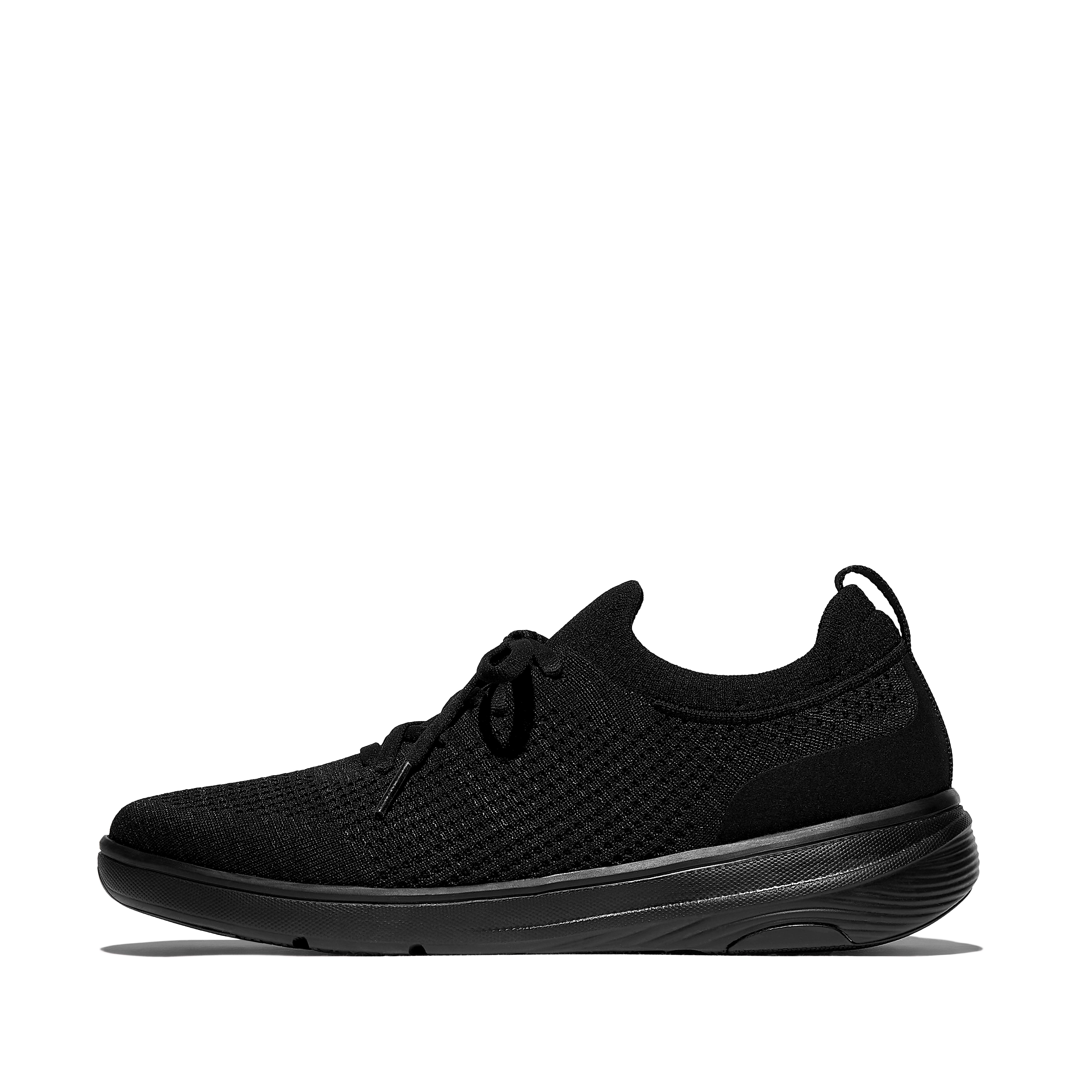Women SUPER-Q Knit Slip-On Laced Trainers Webbing Polyester/Microfibre