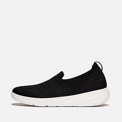 FitFlop Superchelsea Slip-On Sneakers ☆ フィットフロップ SUPER-Q-KNIT-SLIP-ONS-