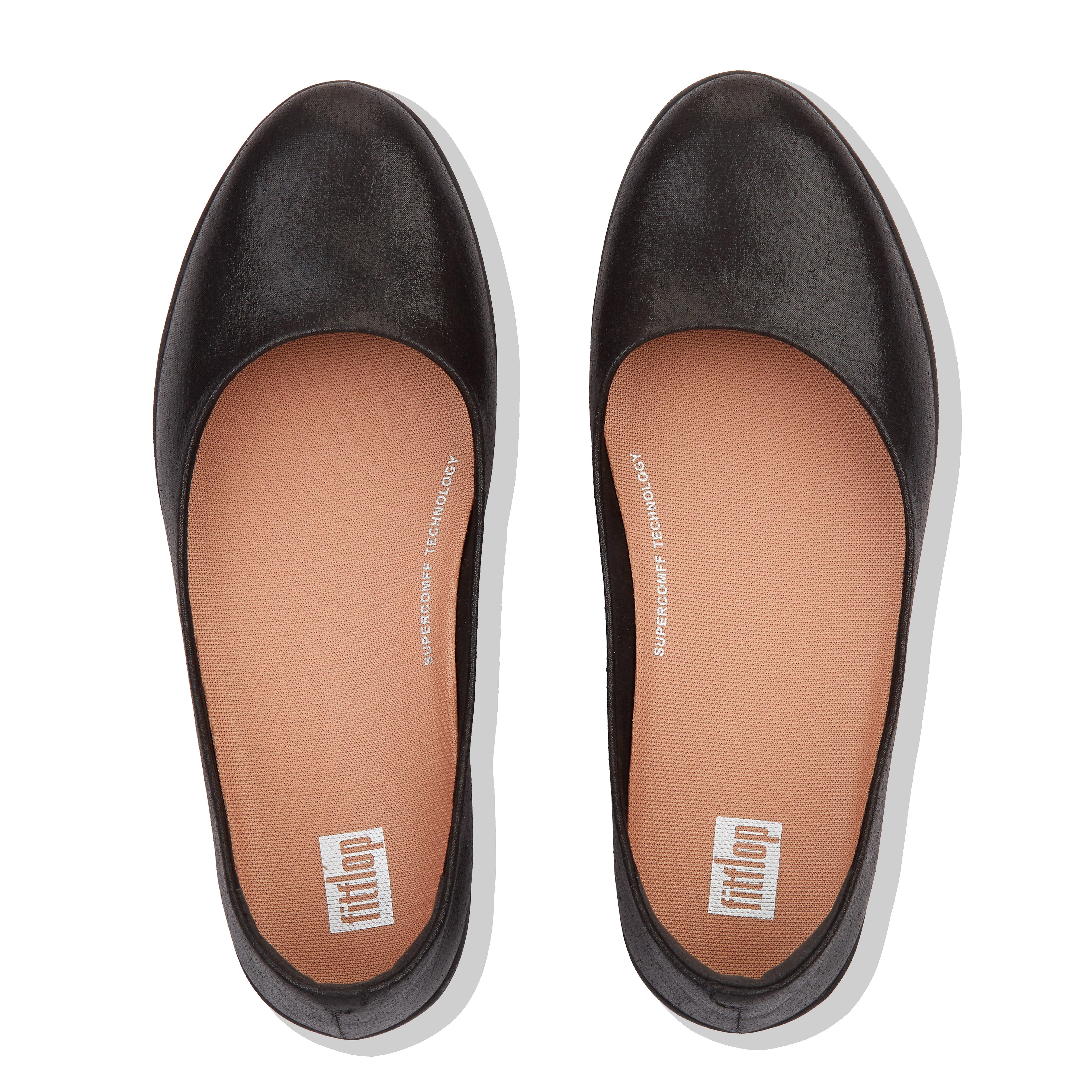 SUPERBALLERINA Microfibre Ballet Pumps