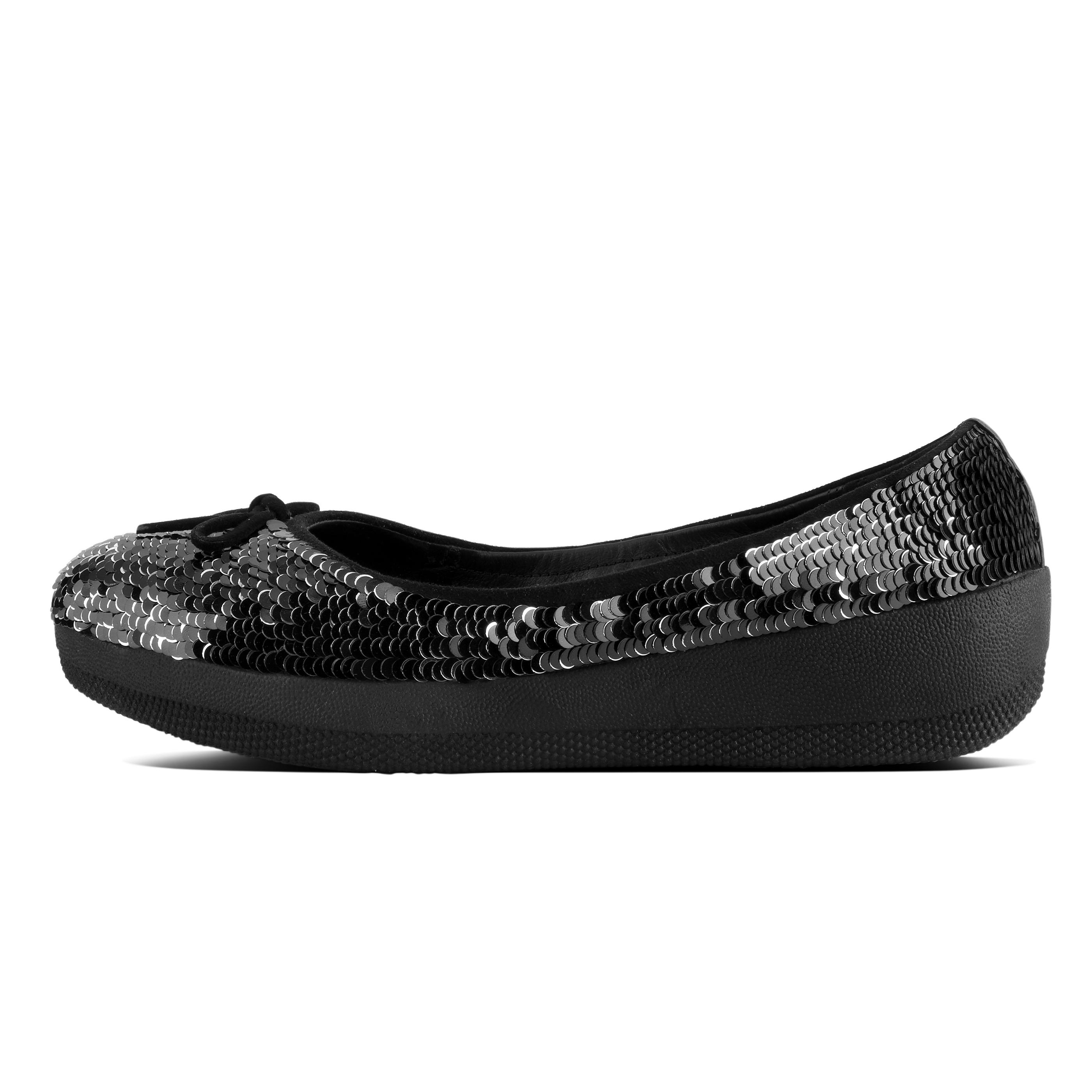 fitflop sequin ballerina