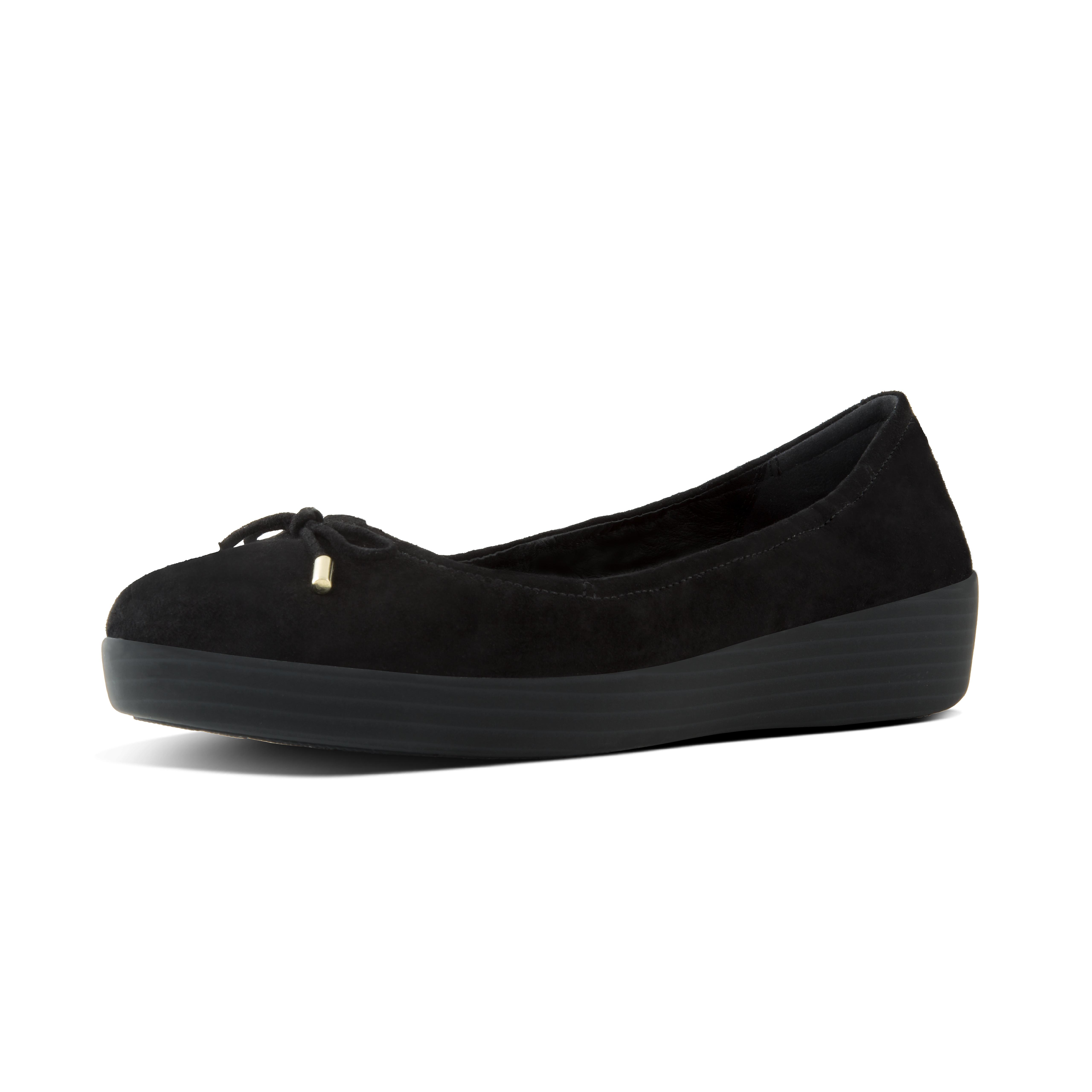 Women s SUPERBENDY Suede Ballet Pumps