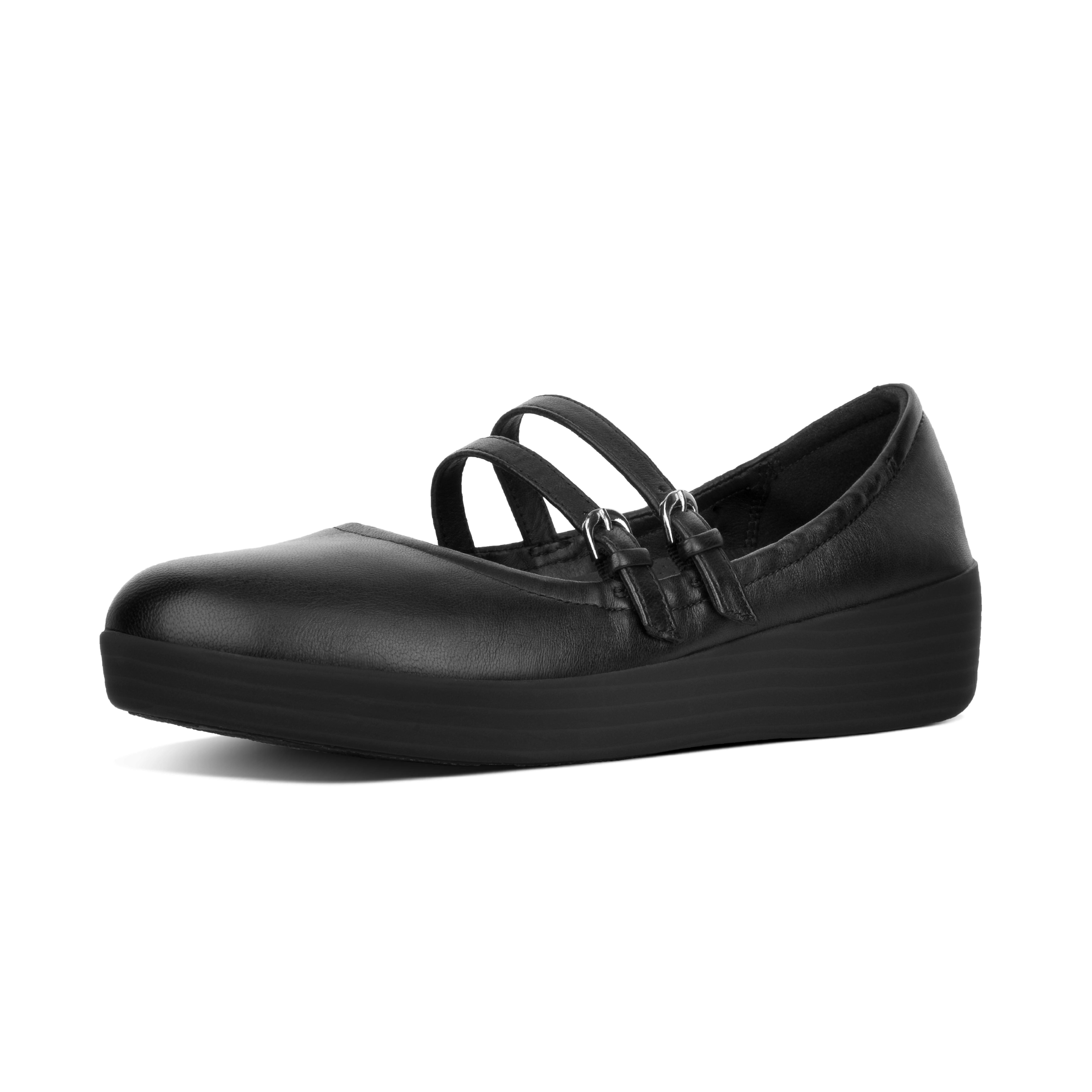 Women s SUPERBENDY Leather Ballet Pumps