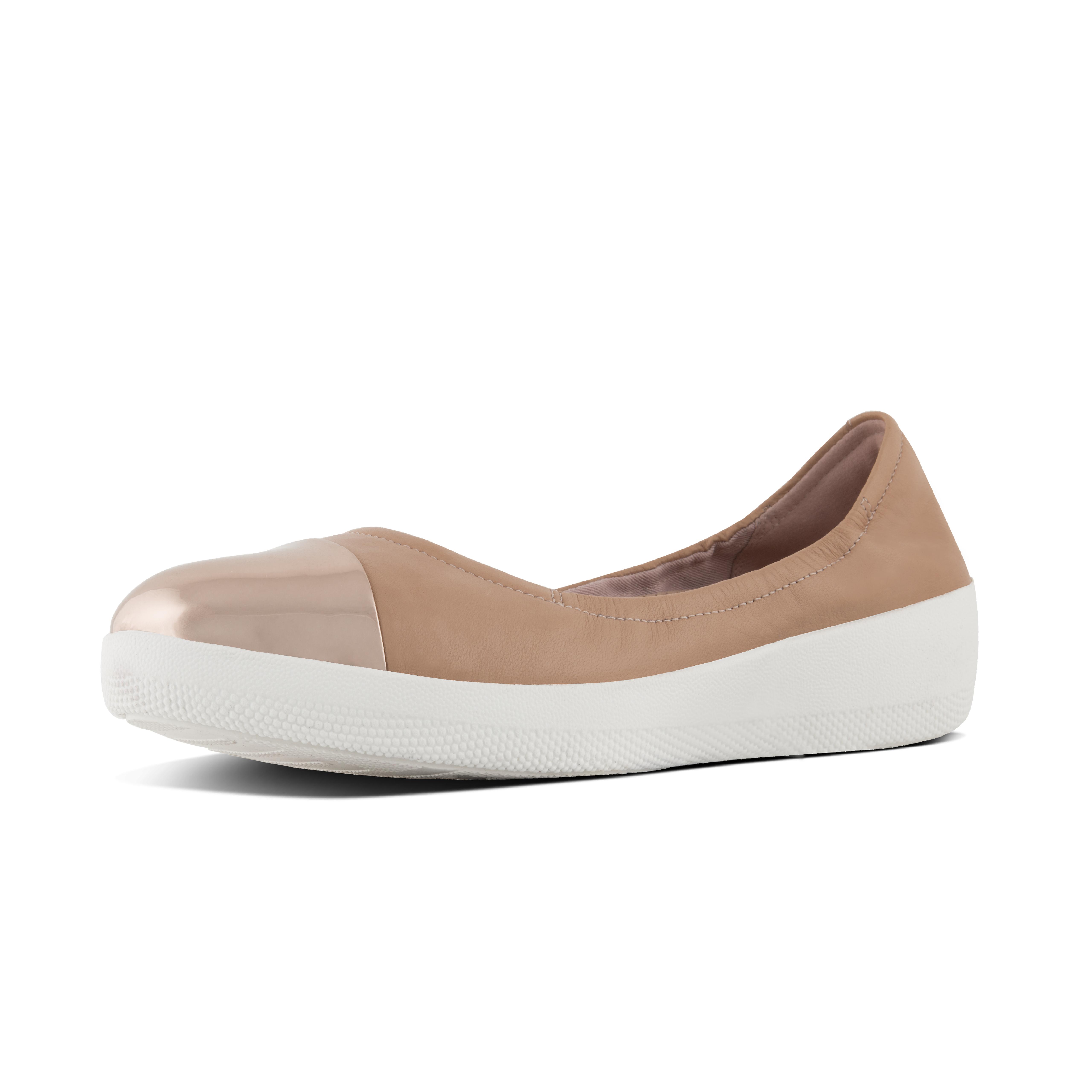 superbendy leather ballet flats